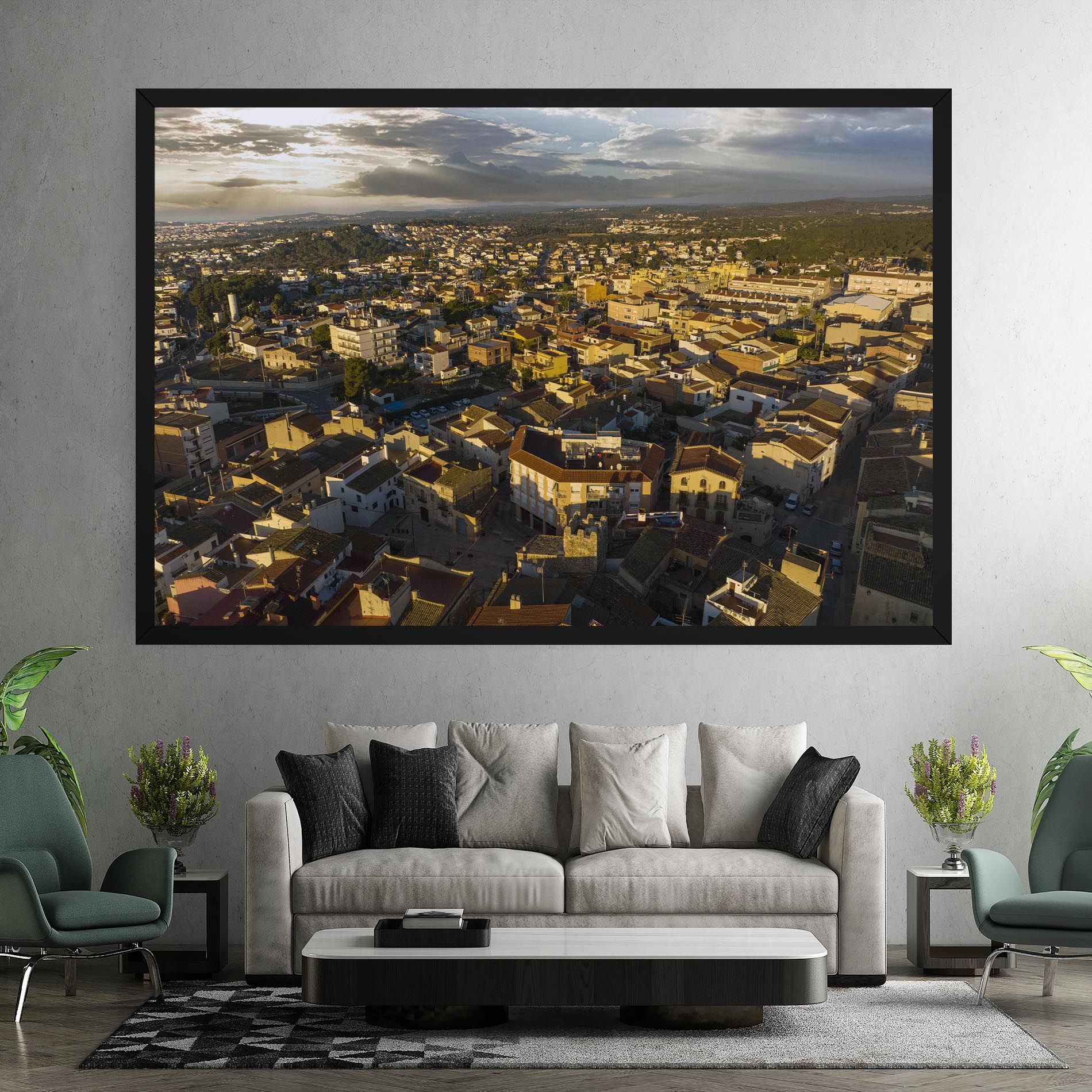 Streets Town Sunrise mockup 7