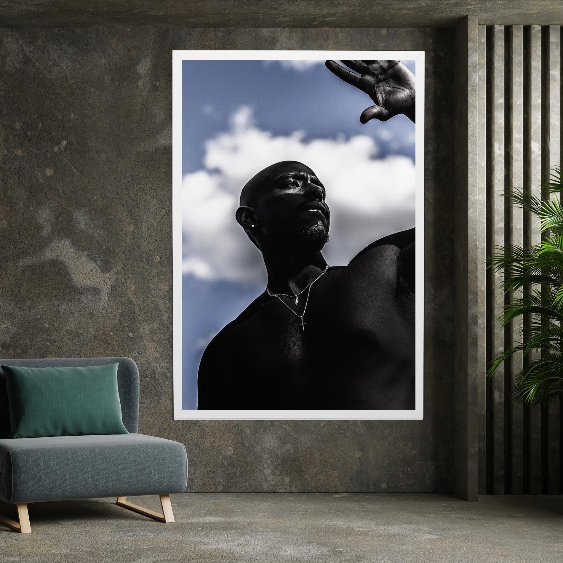 Картина на платно African Blue Sky mockup 7