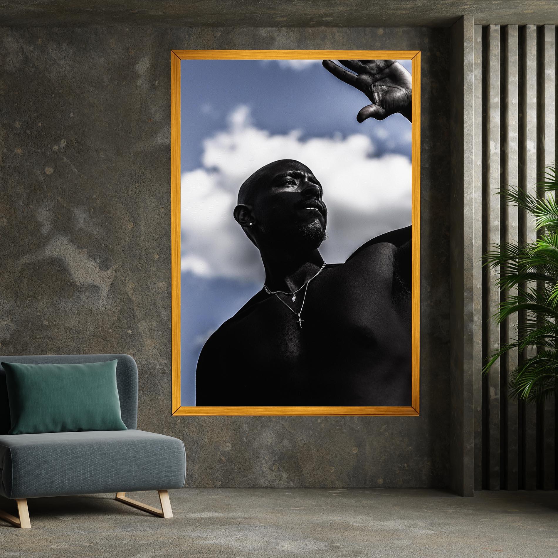 Картина на платно African Blue Sky mockup 7