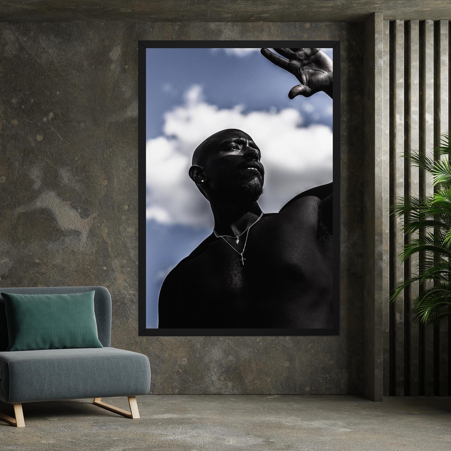 Картина на платно African Blue Sky mockup 7