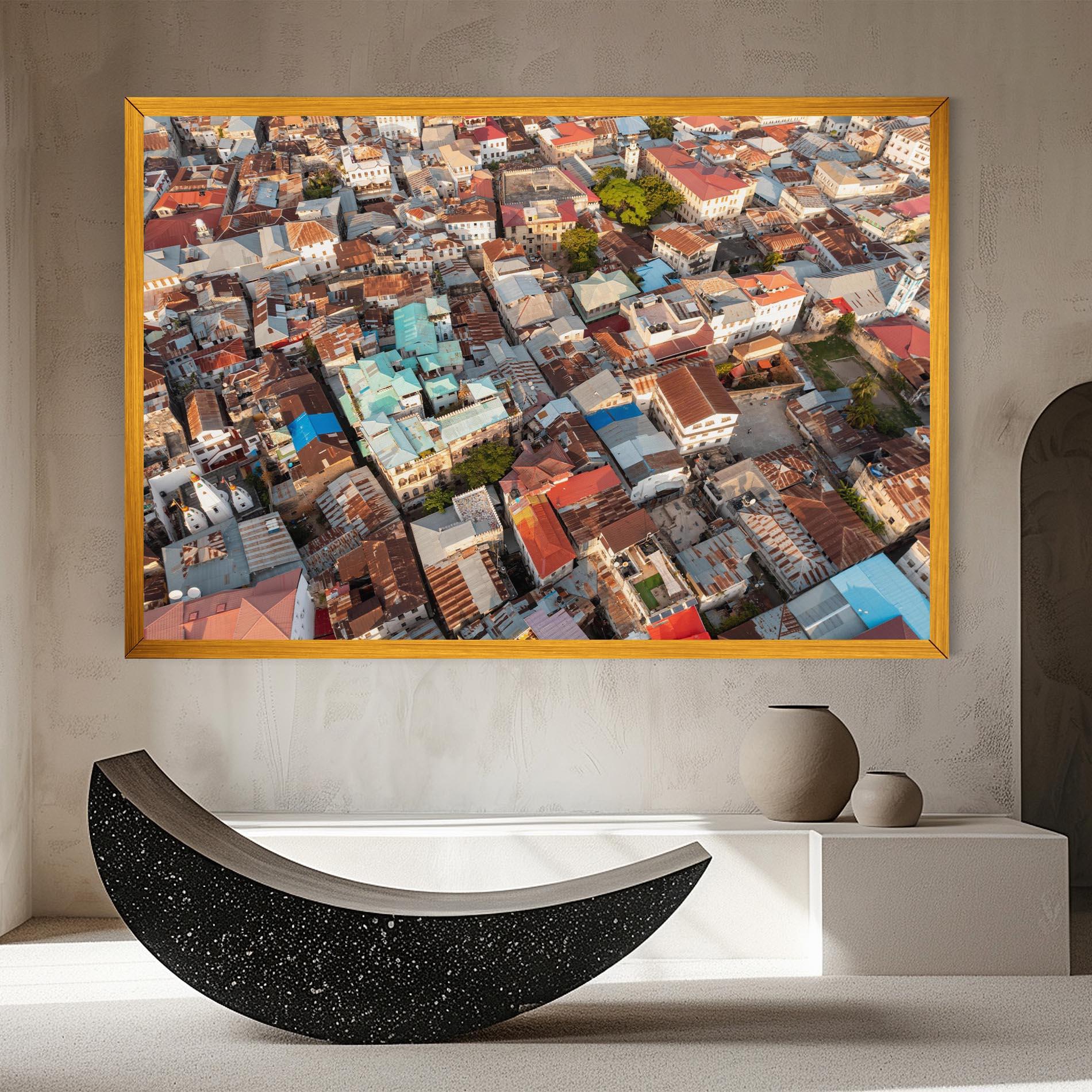 Картина на платно Island Tanzania Buildings mockup 8