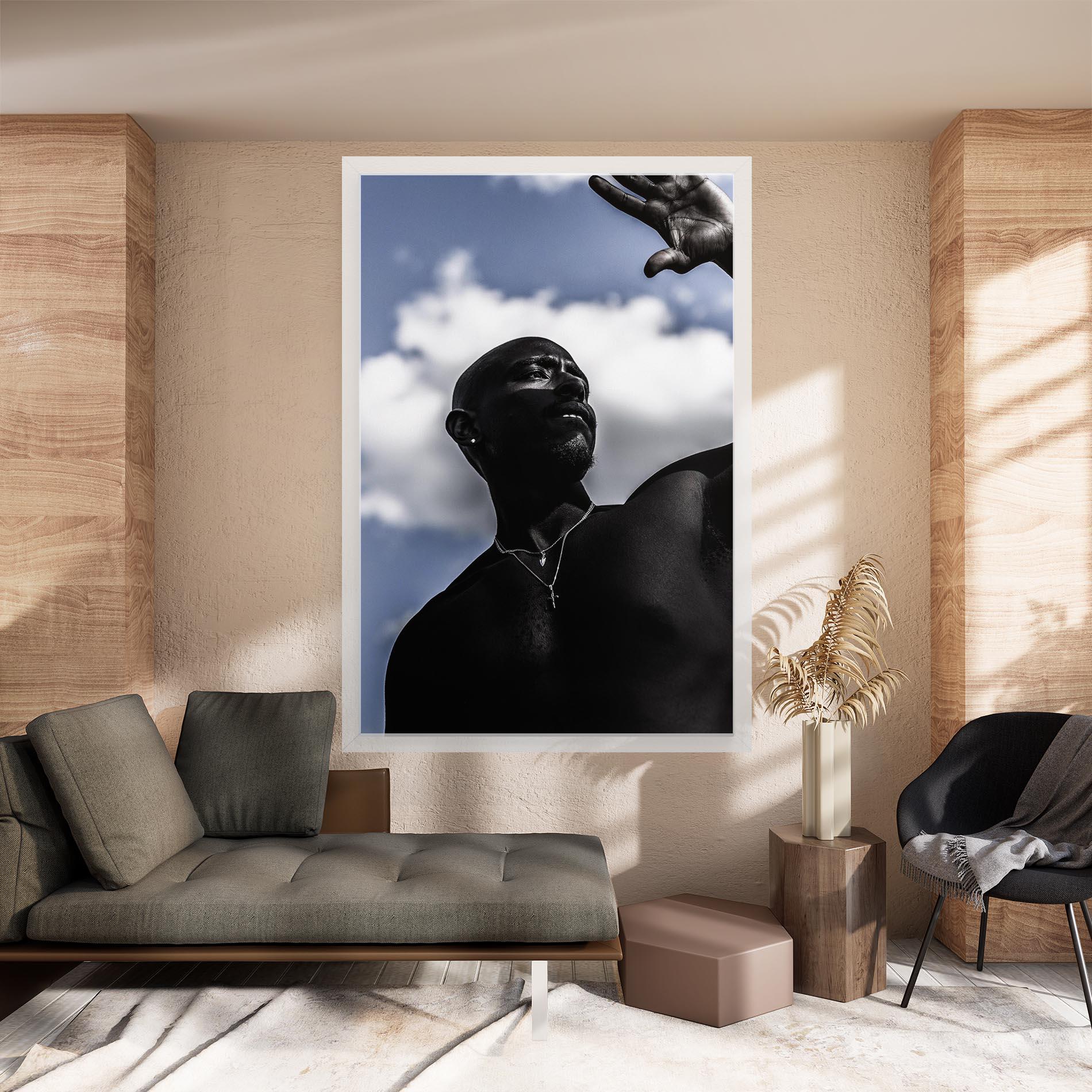 Картина на платно African Blue Sky mockup 8