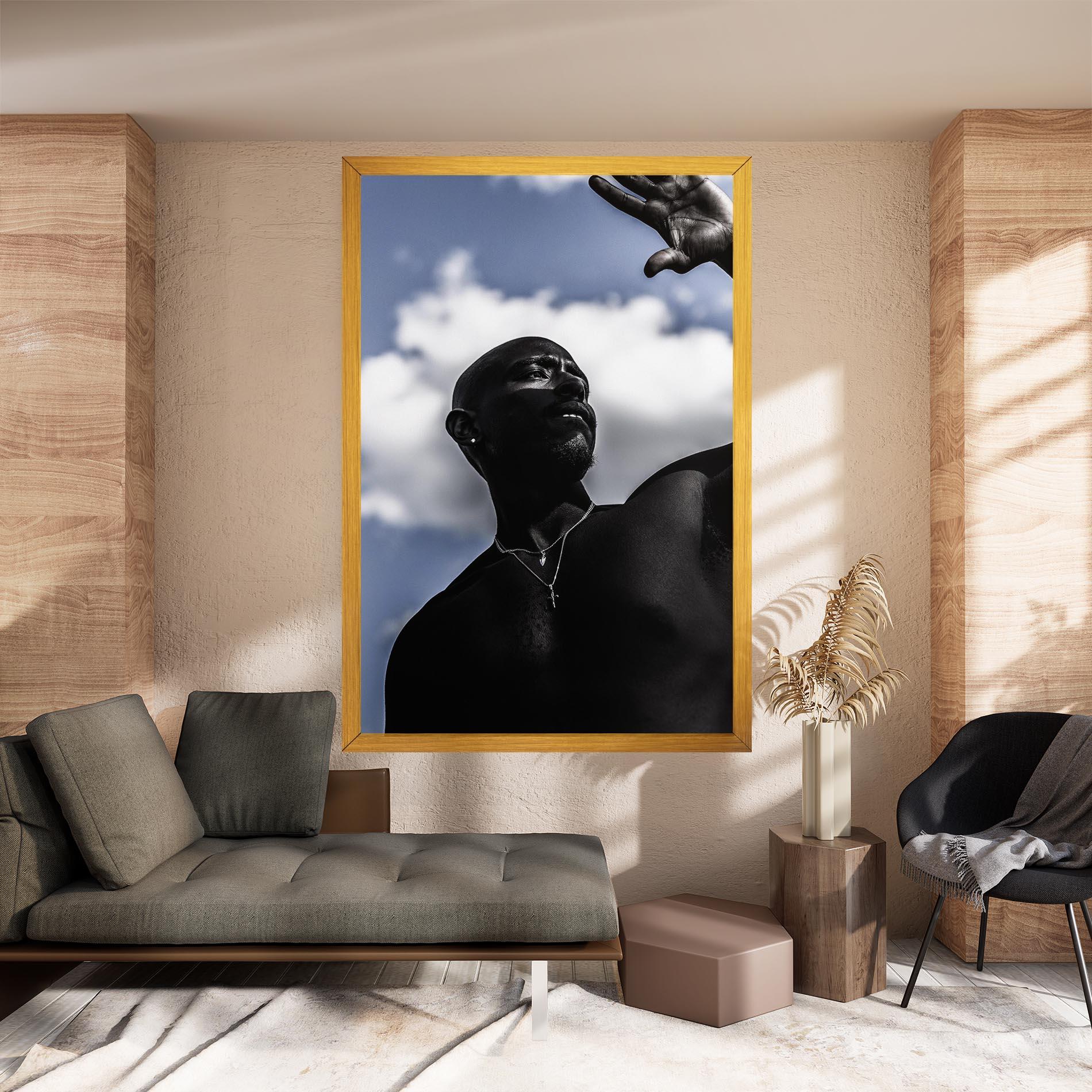 Картина на платно African Blue Sky mockup 8