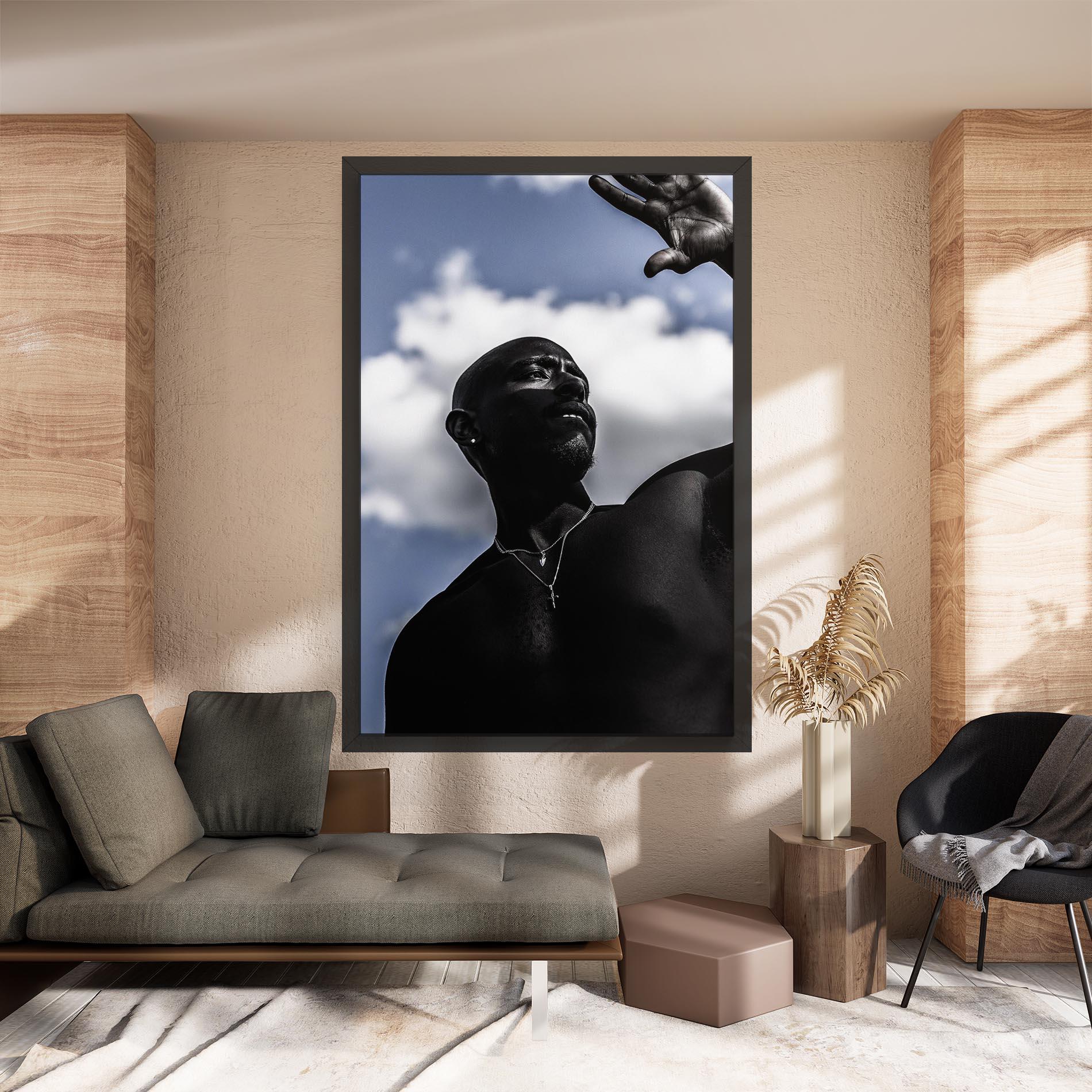 Картина на платно African Blue Sky mockup 8