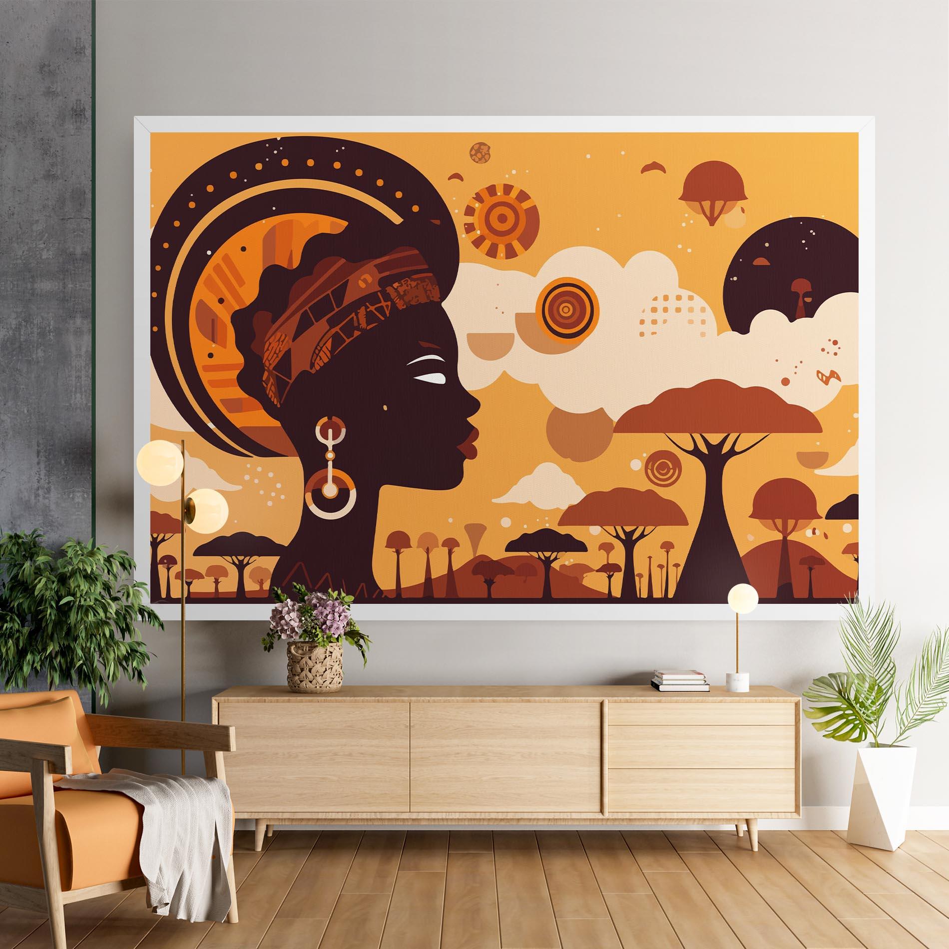 Картина на платно African Art mockup 9