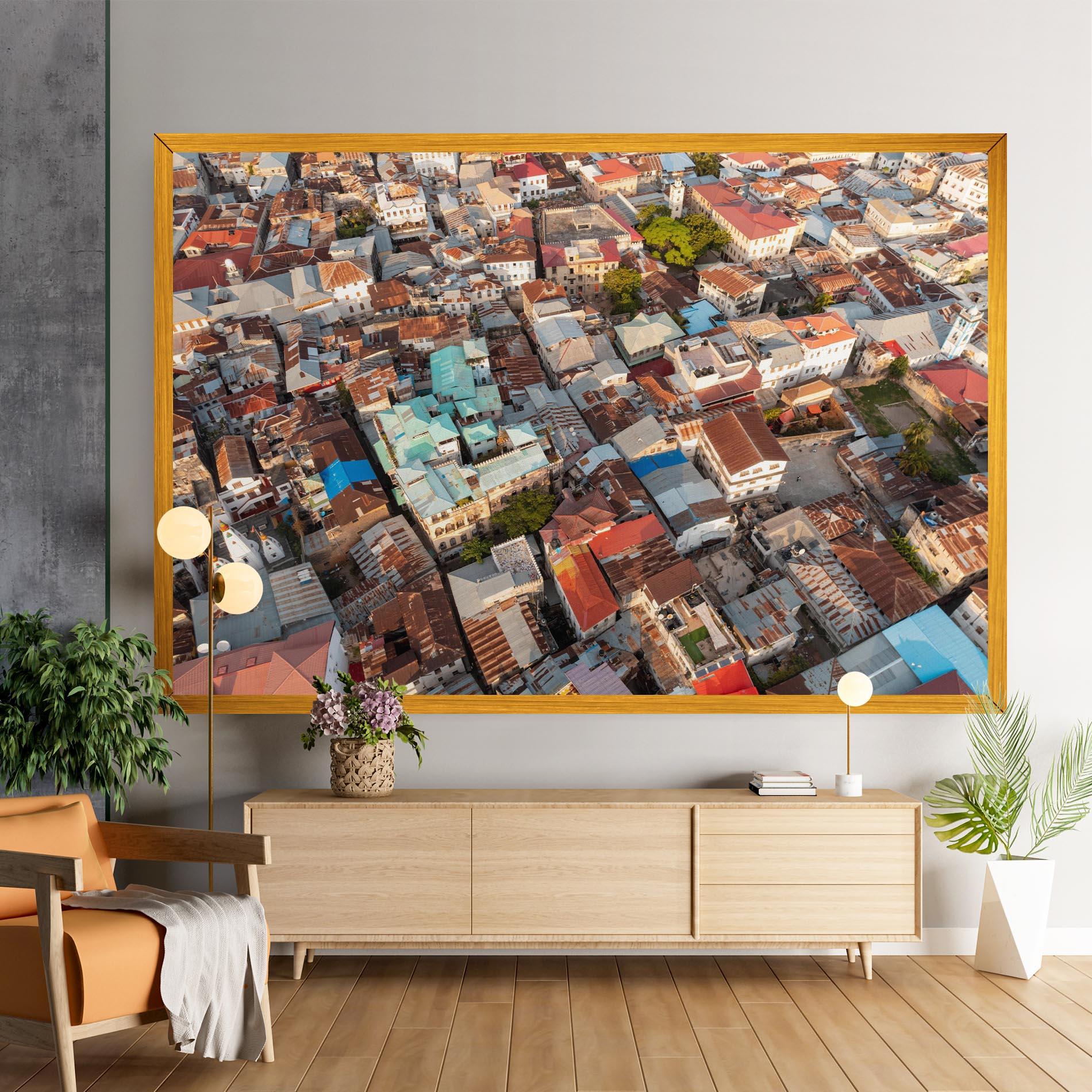 Картина на платно Island Tanzania Buildings mockup 9