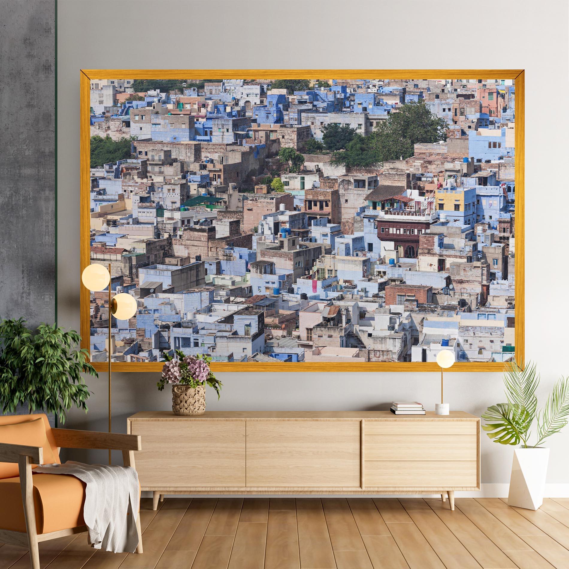 Картина на платно View Jodhpur mockup 9