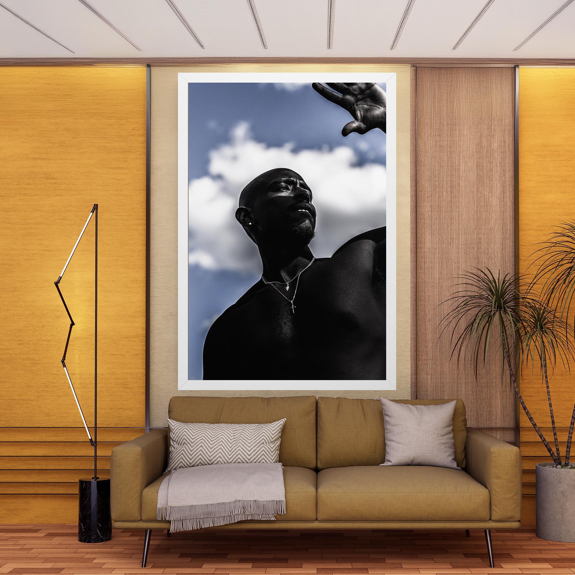 Картина на платно African Blue Sky mockup 9