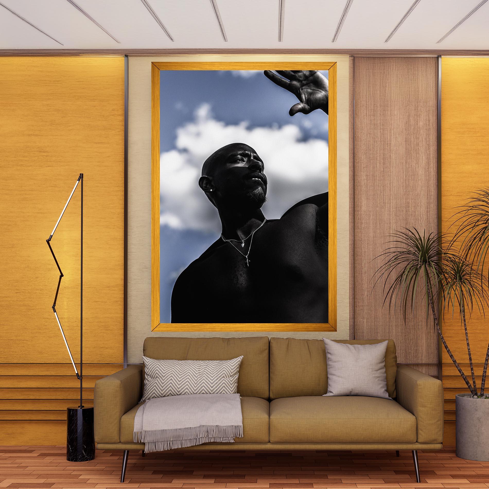 Картина на платно African Blue Sky mockup 9