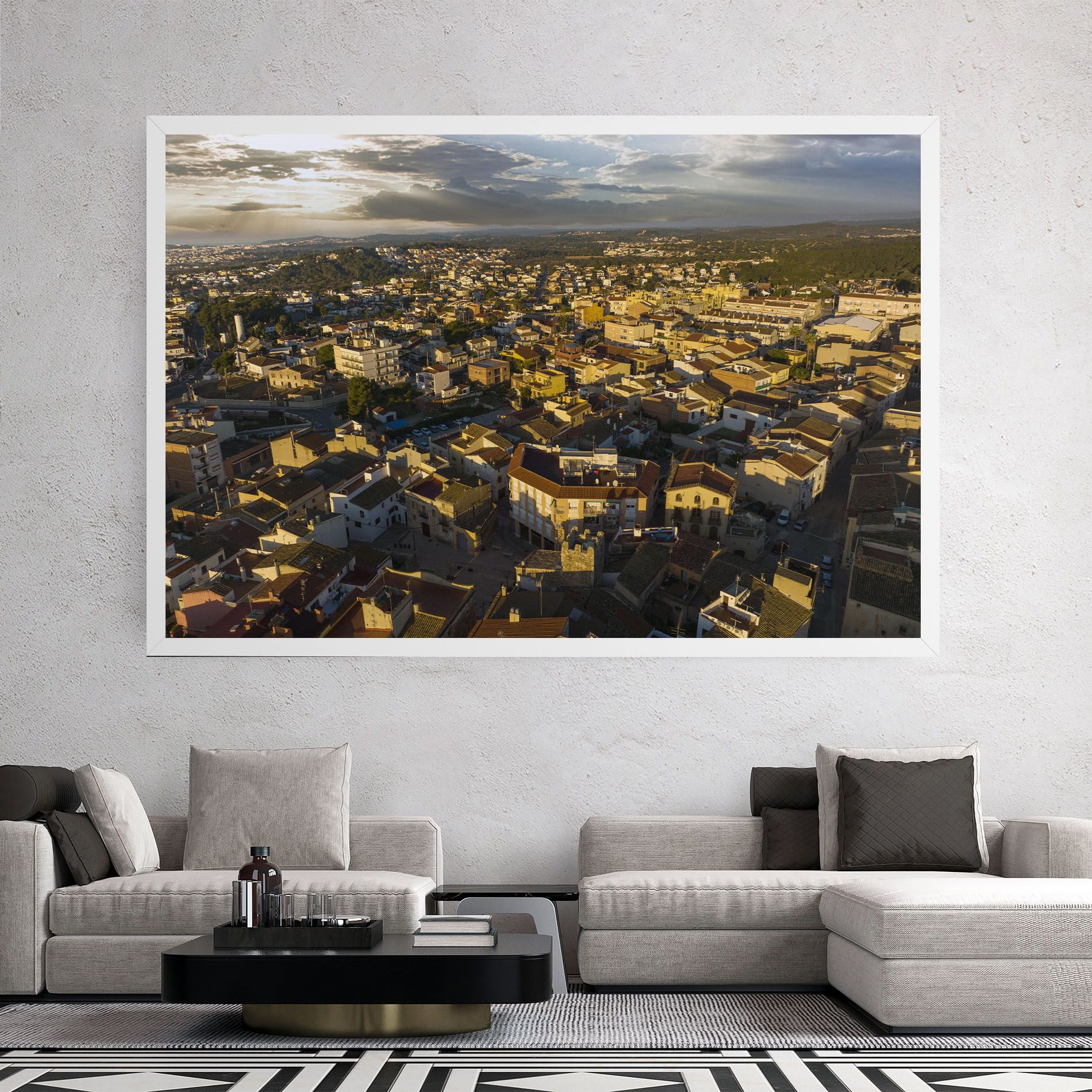 Streets Town Sunrise mockup 2