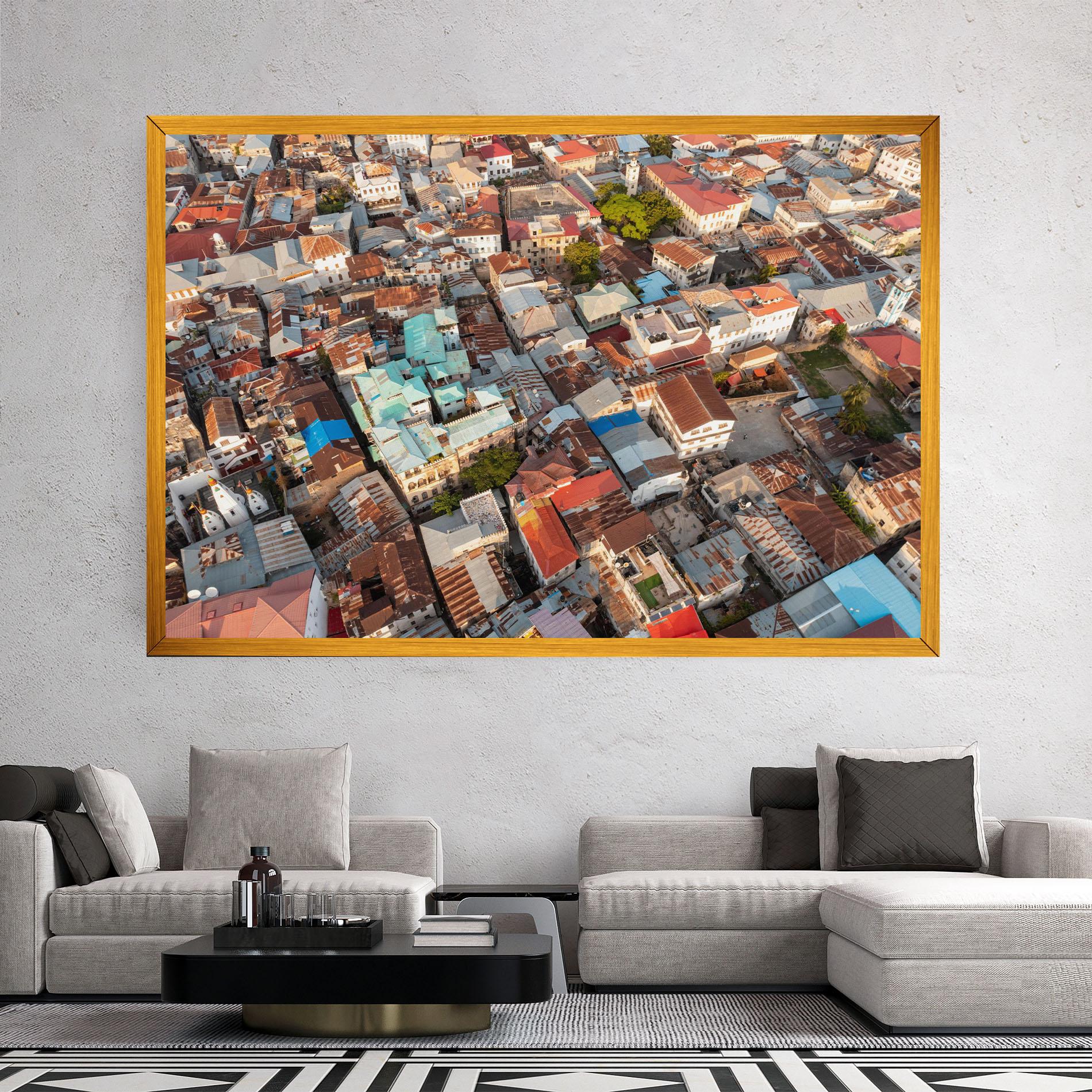 Картина на платно Island Tanzania Buildings mockup 2