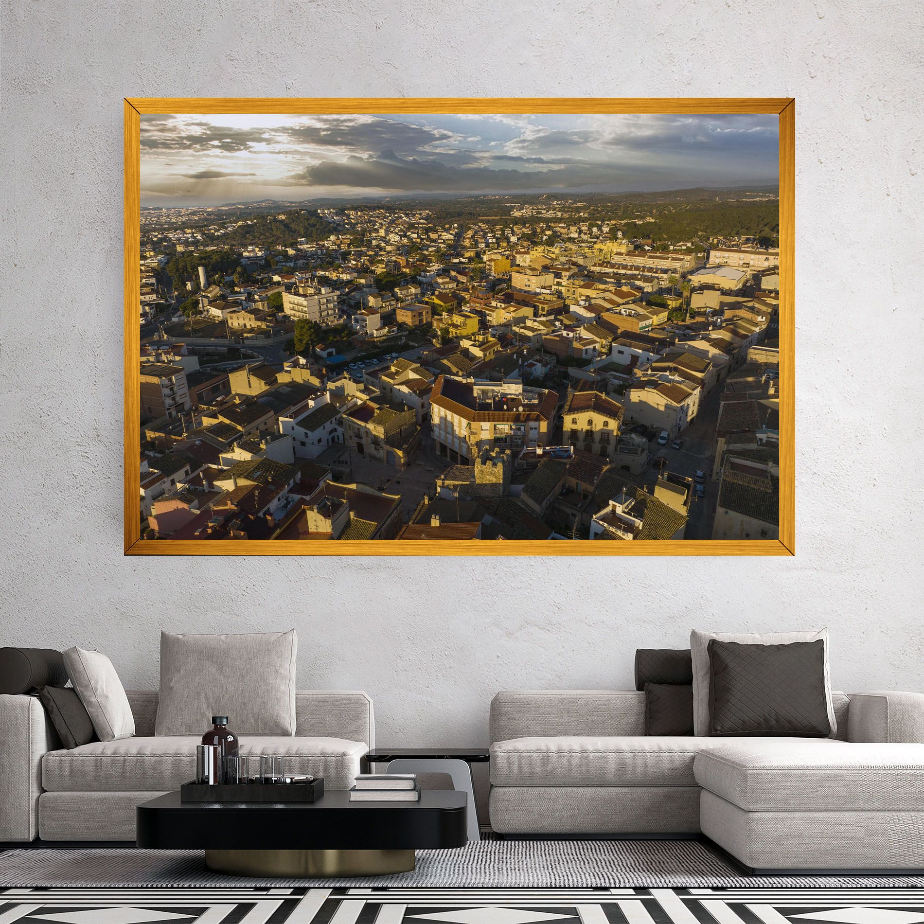 Streets Town Sunrise mockup 2