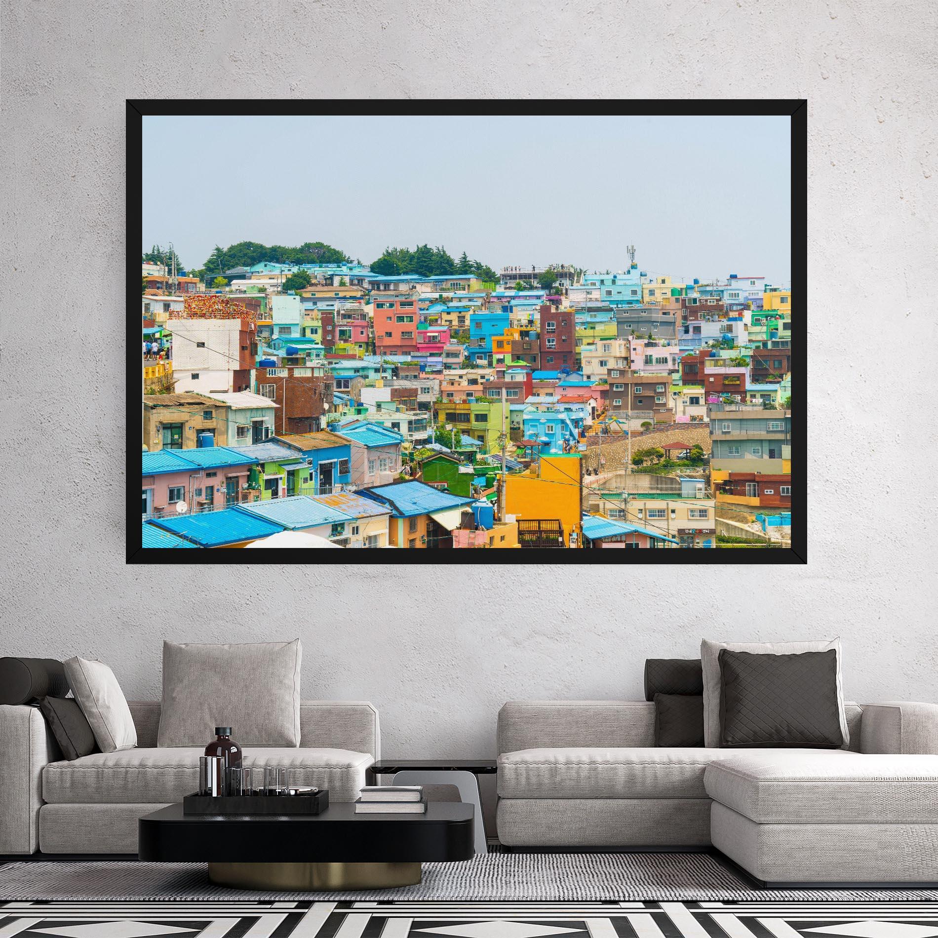 Картина на платно Gamcheon Culture mockup 2