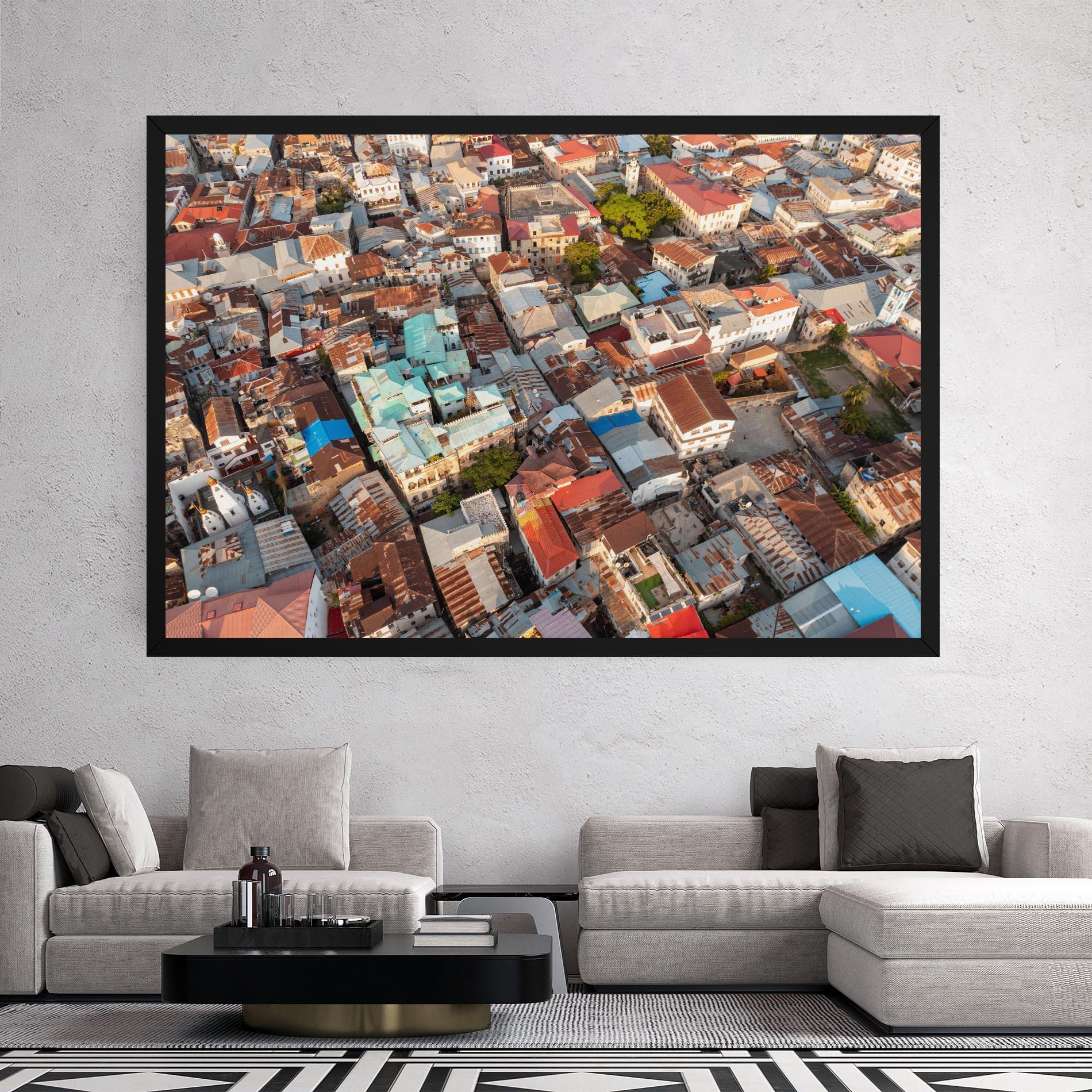 Картина на платно Island Tanzania Buildings mockup 2