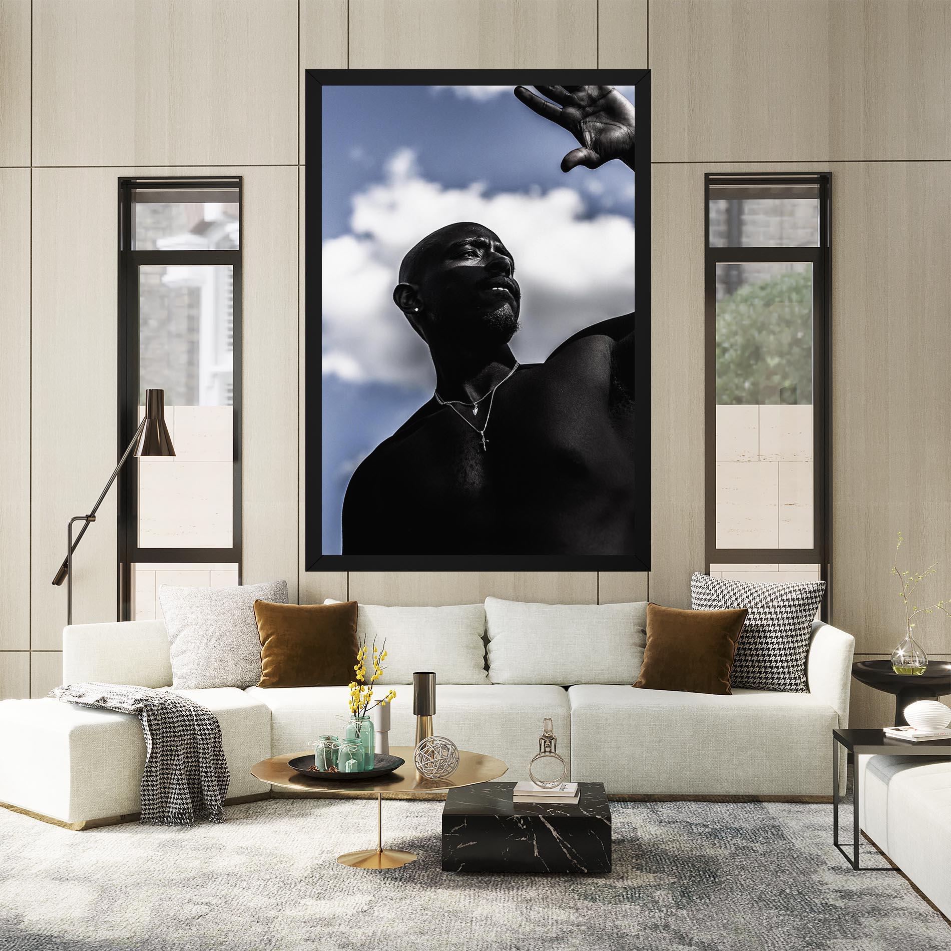 Картина на платно African Blue Sky mockup 2