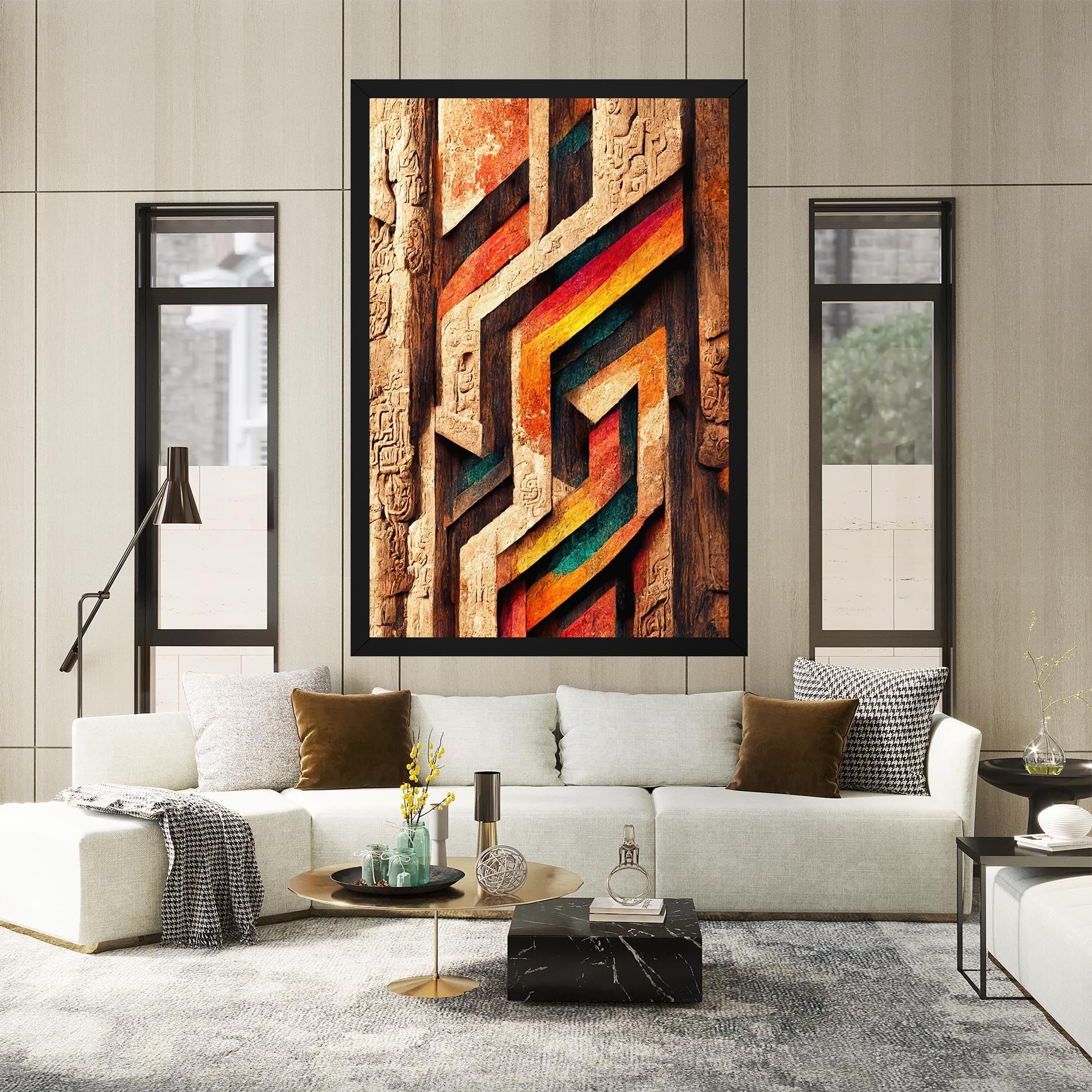 Mayan Style Wood mockup 2