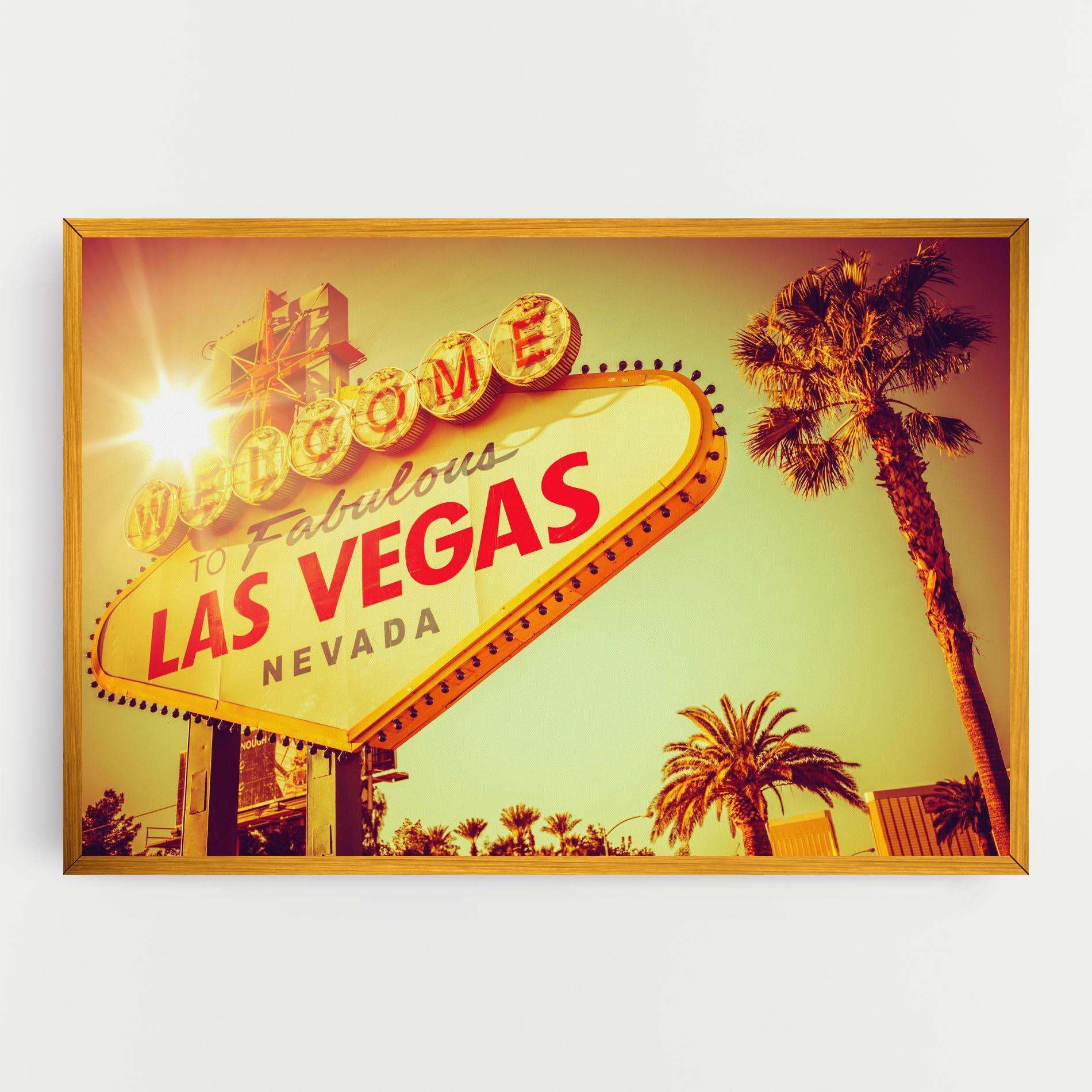 Картина на платно Las Vegas Nevada mockup 0