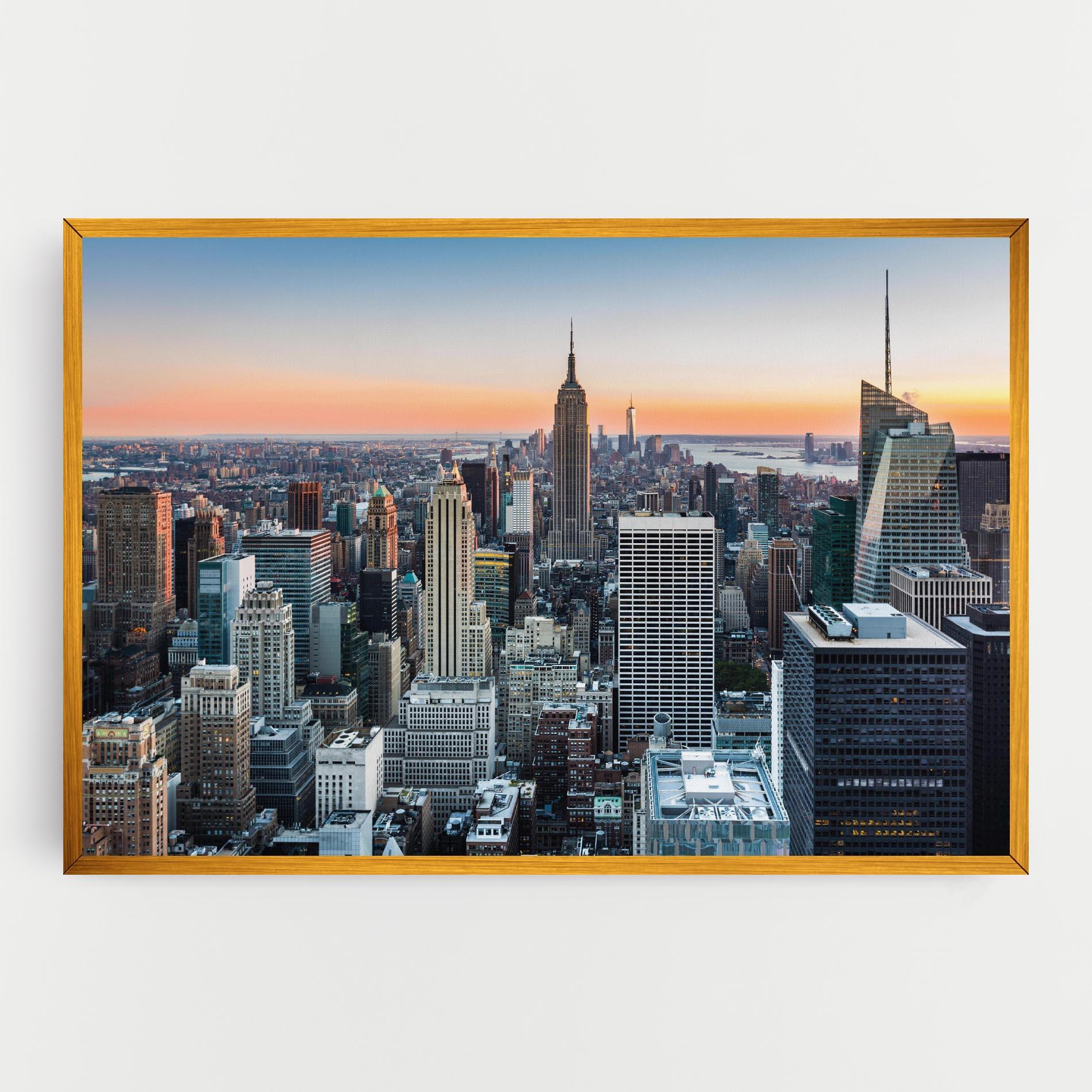 Картина на платно New York Skyline mockup 0