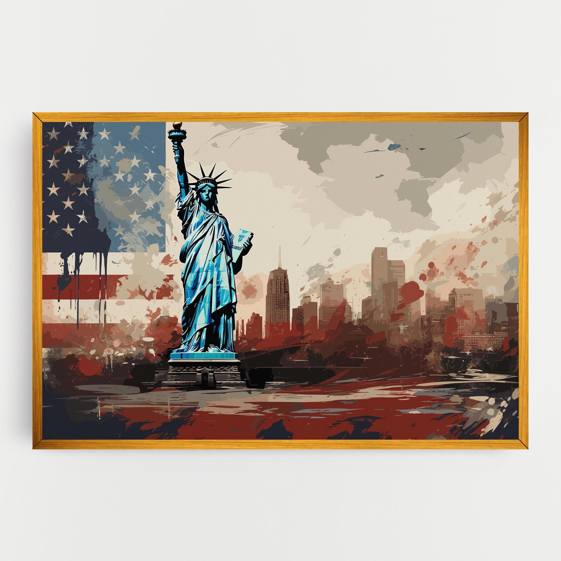 Картина на платно Patriotism Cultural Art mockup 0