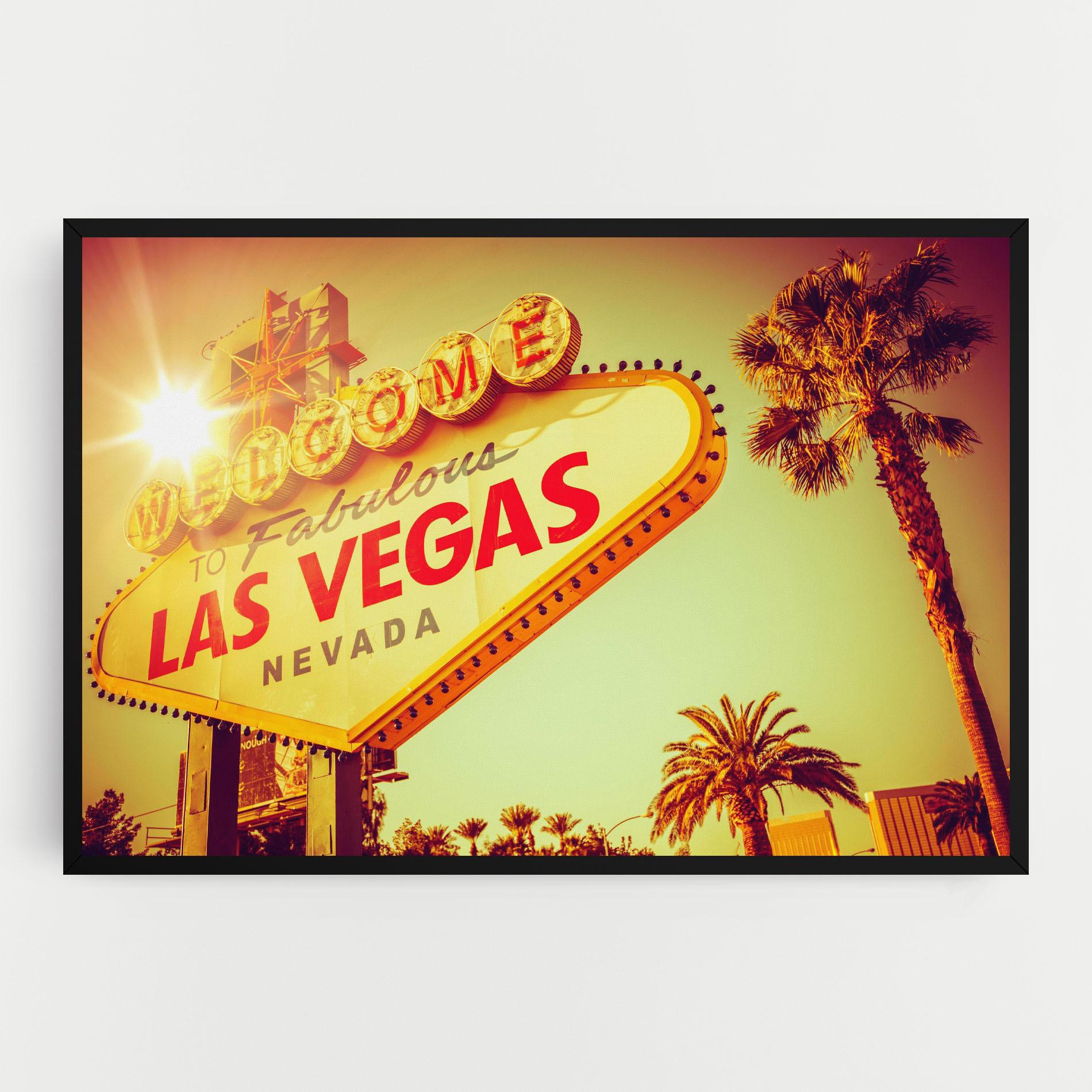 Картина на платно Las Vegas Nevada mockup 0