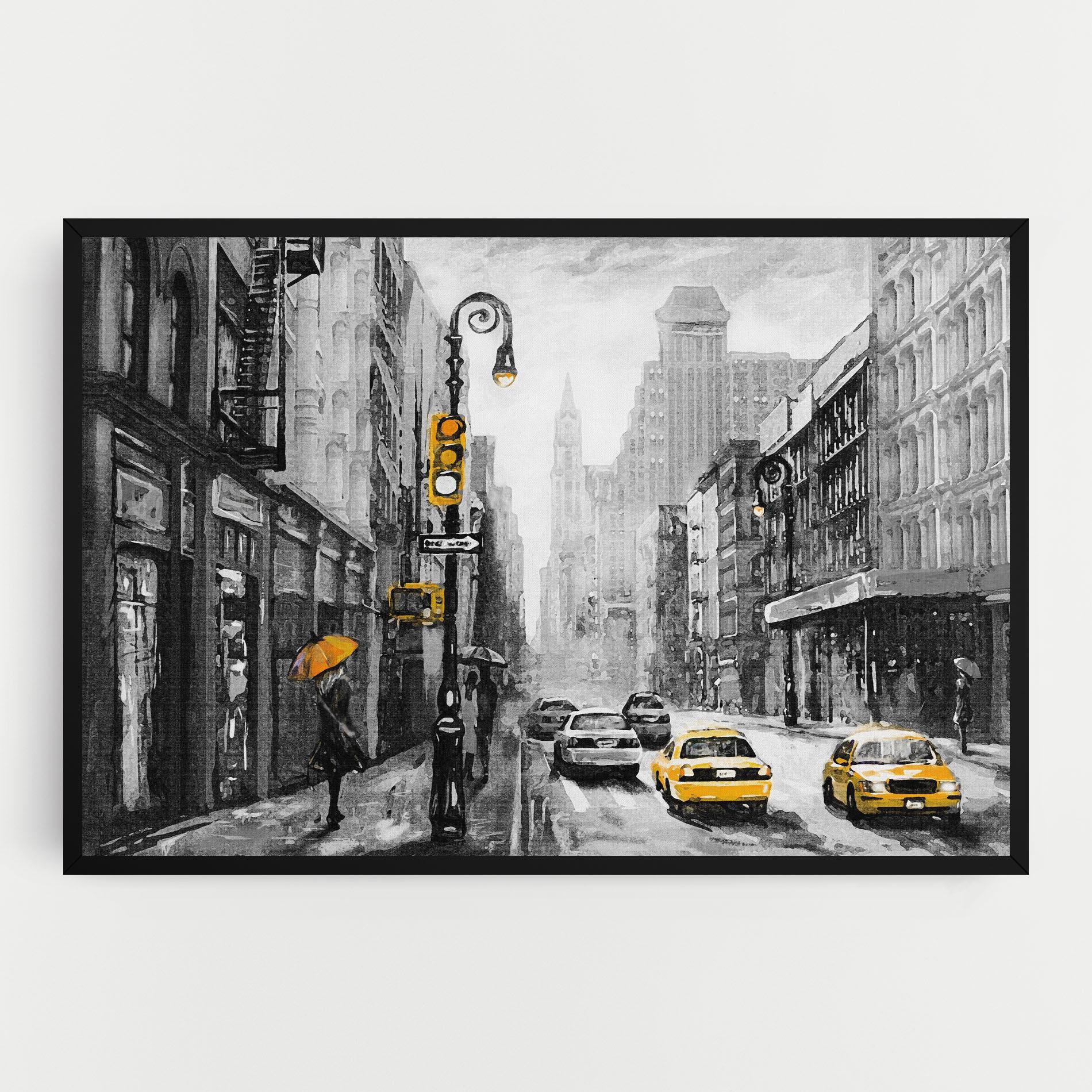 Картина на платно New York Shades mockup 0