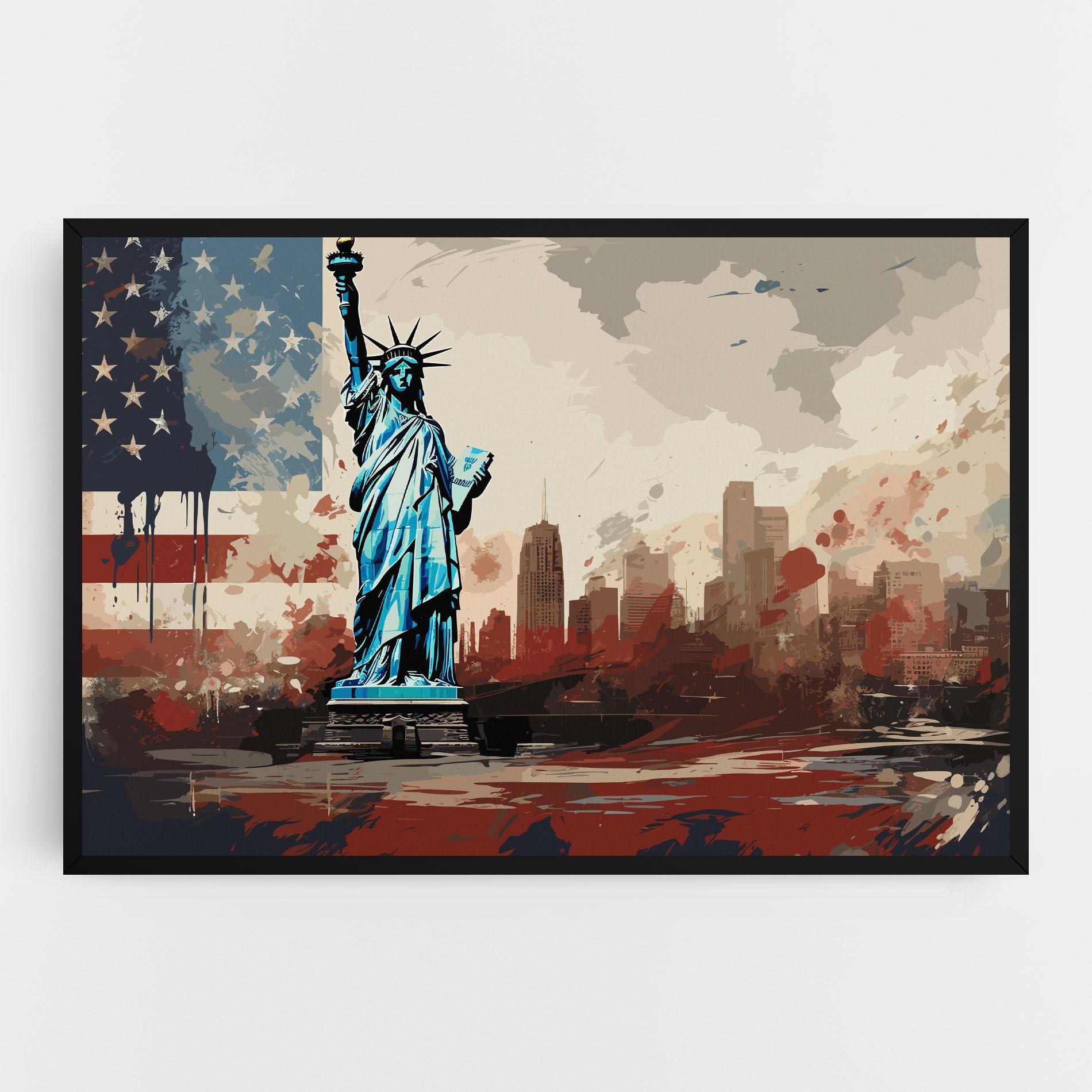 Картина на платно Patriotism Cultural Art mockup 0