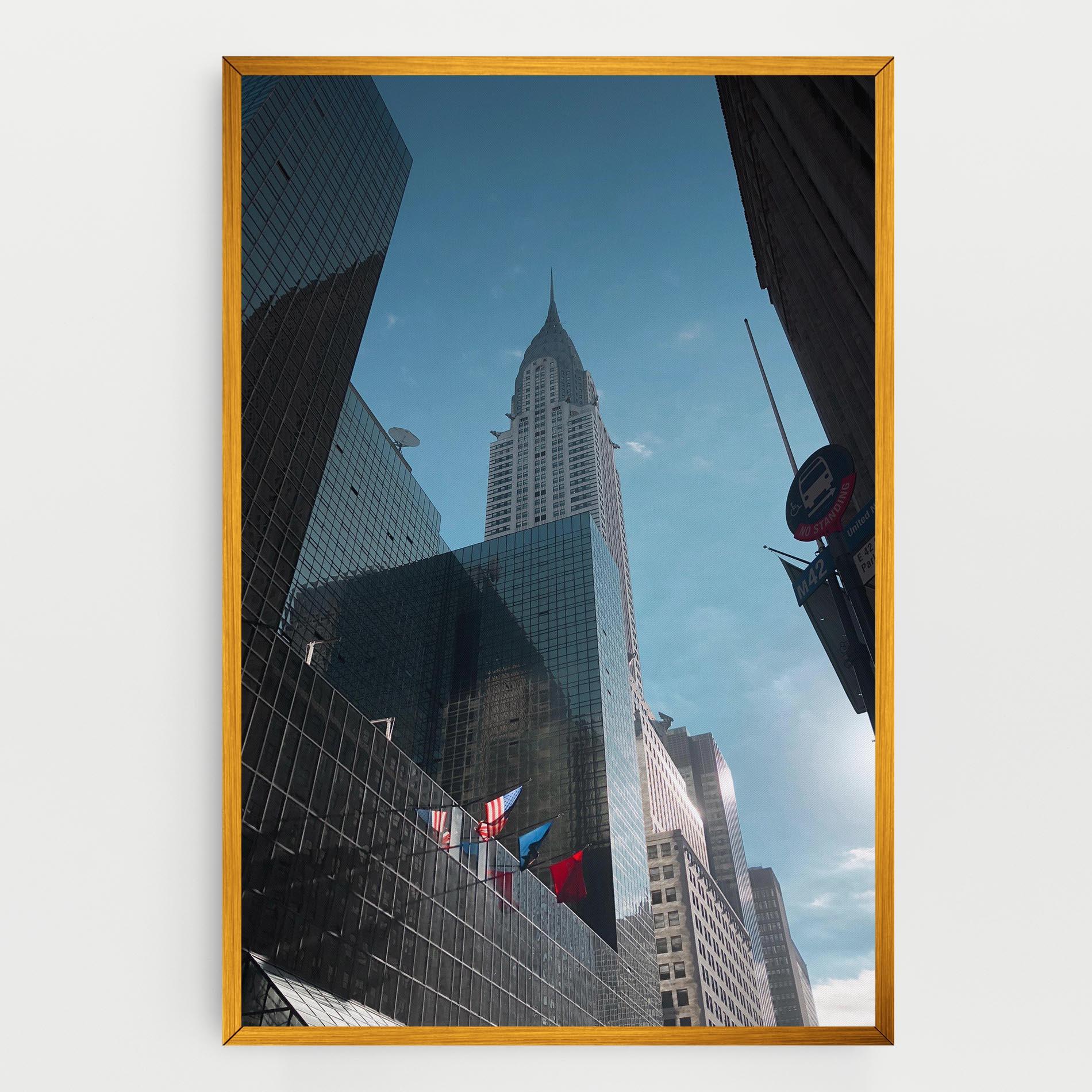 Картина на платно Big Glass Tower mockup 0