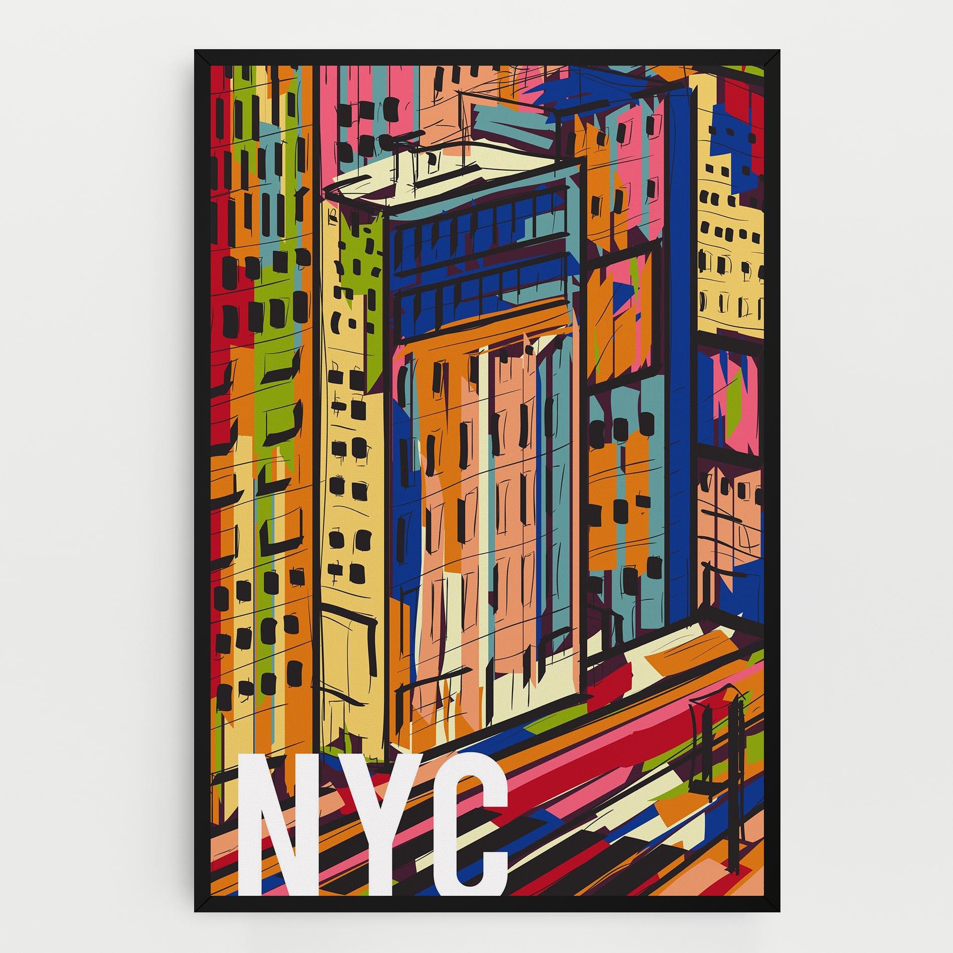 Картина на платно New York City Art mockup 0