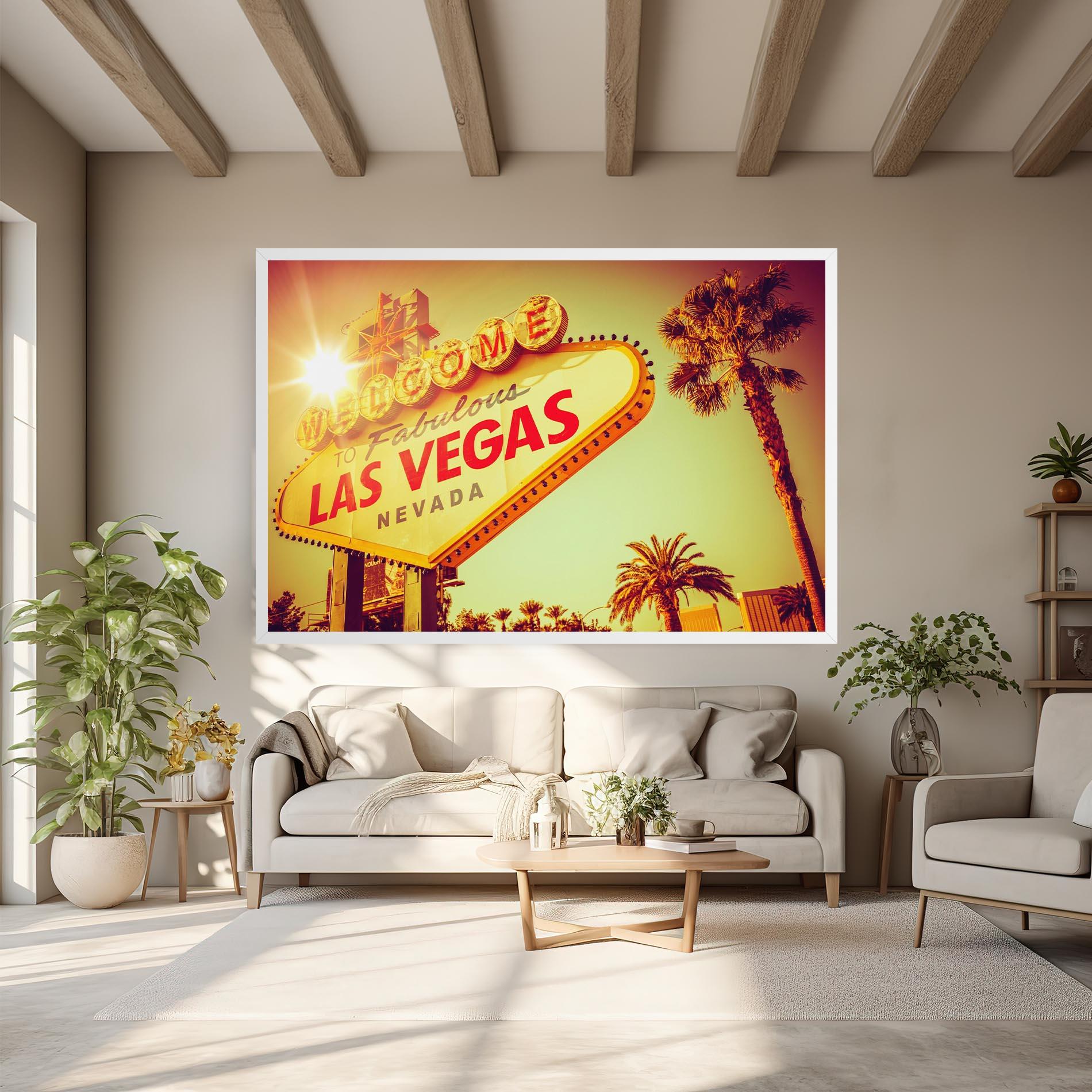 Картина на платно Las Vegas Nevada mockup 6