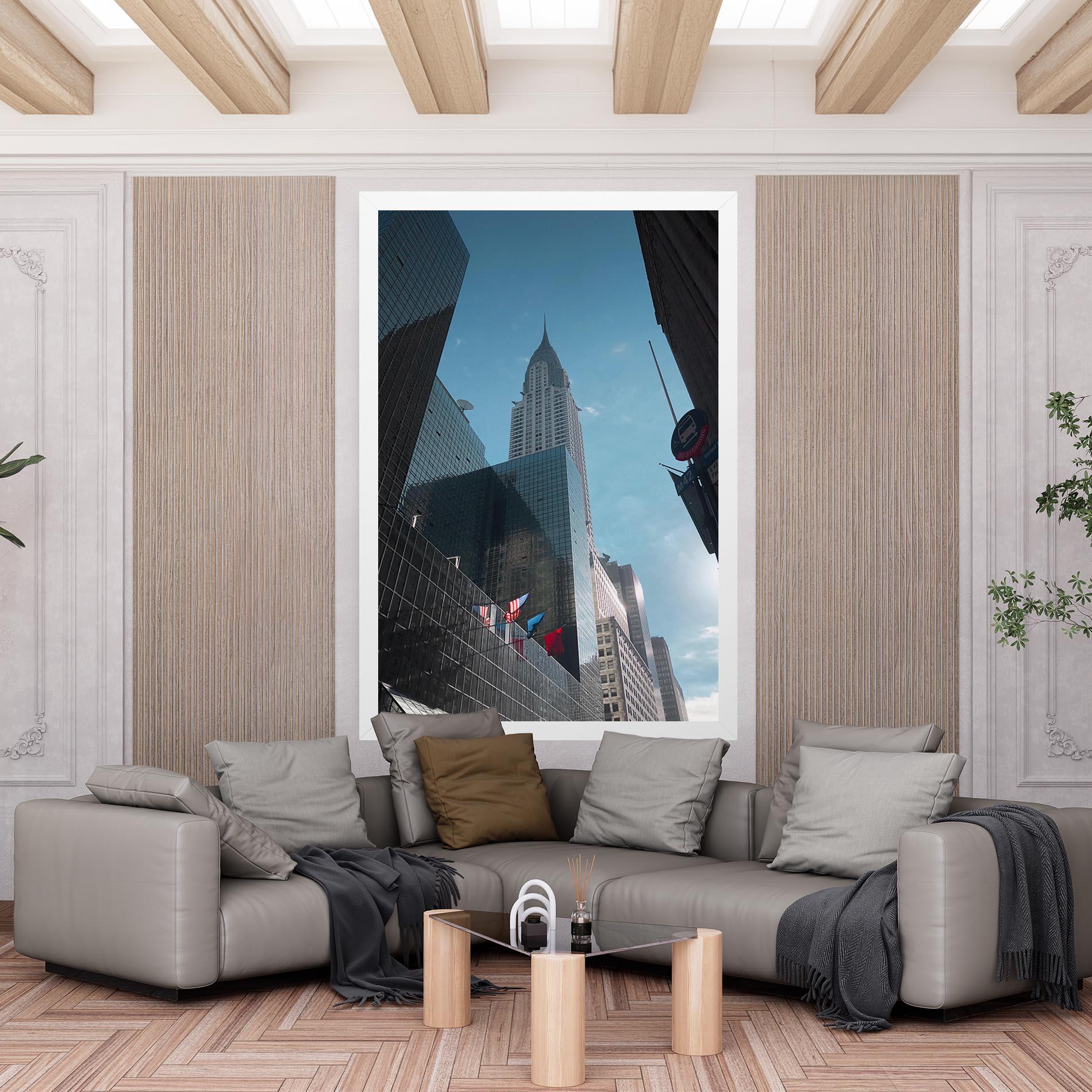 Картина на платно Big Glass Tower mockup 6