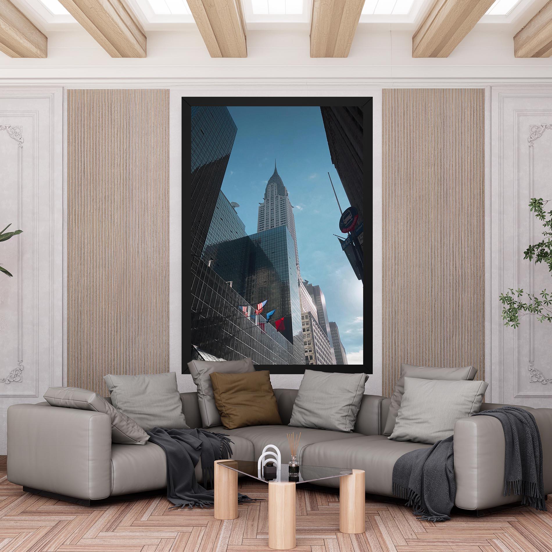 Картина на платно Big Glass Tower mockup 6