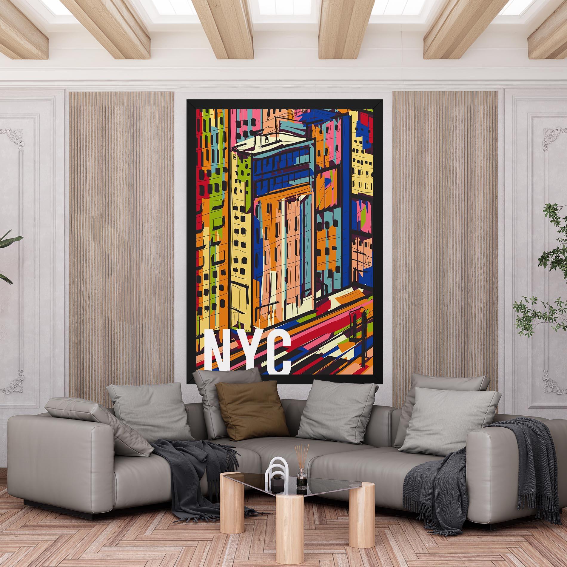 Картина на платно New York City Art mockup 6