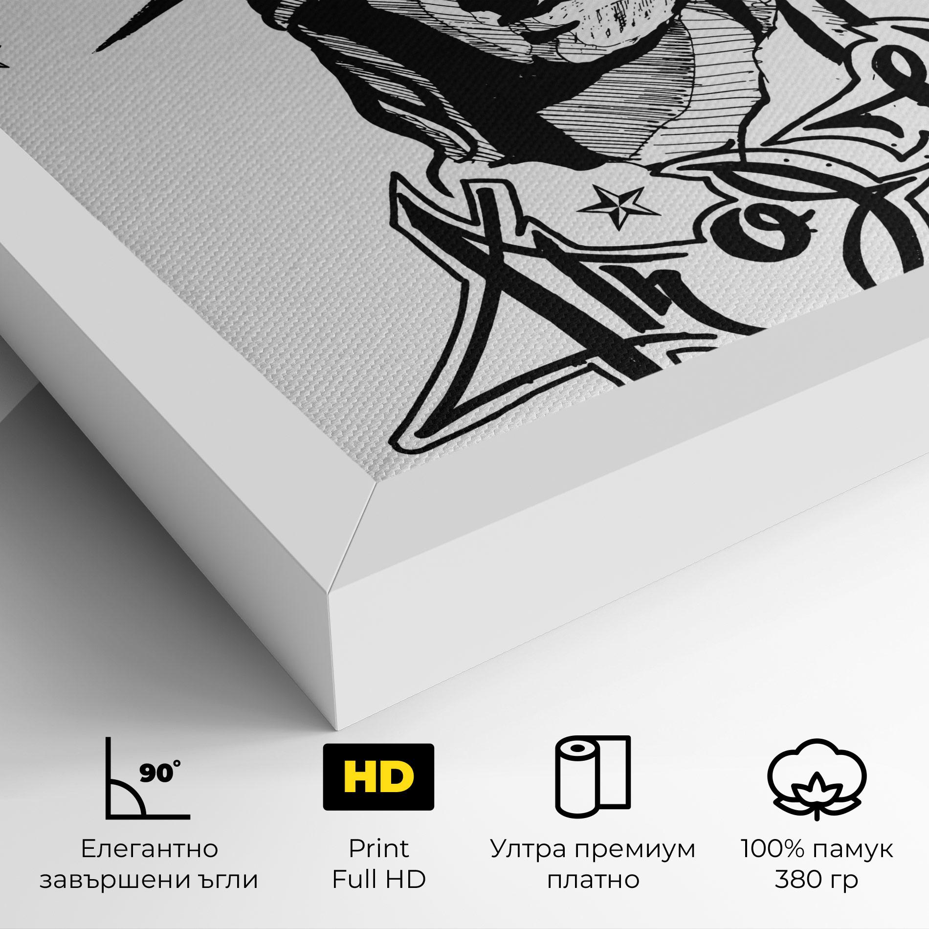 Картина на платно Head Of Liberty Statue mockup 4