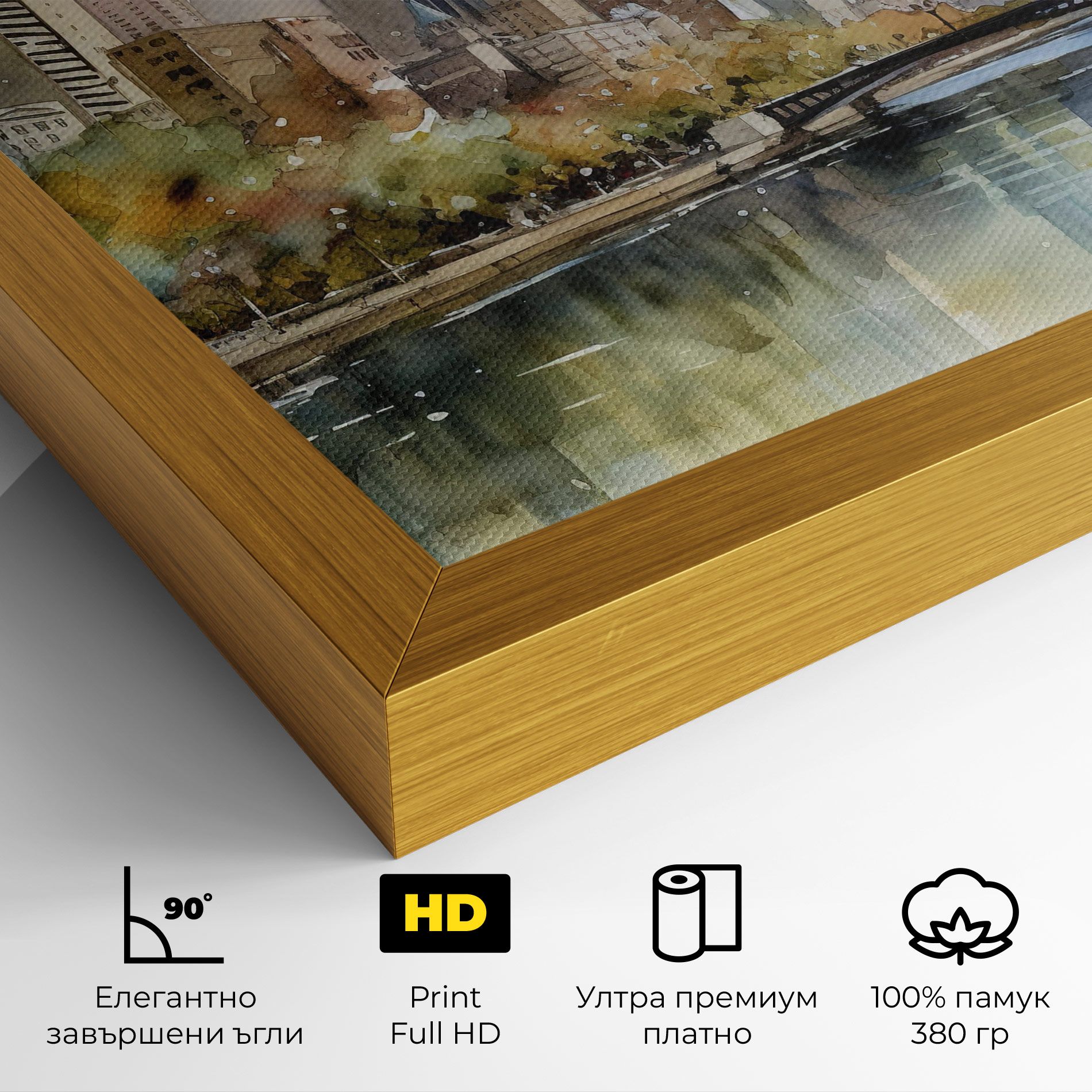 City Skyline Painting mockup 4