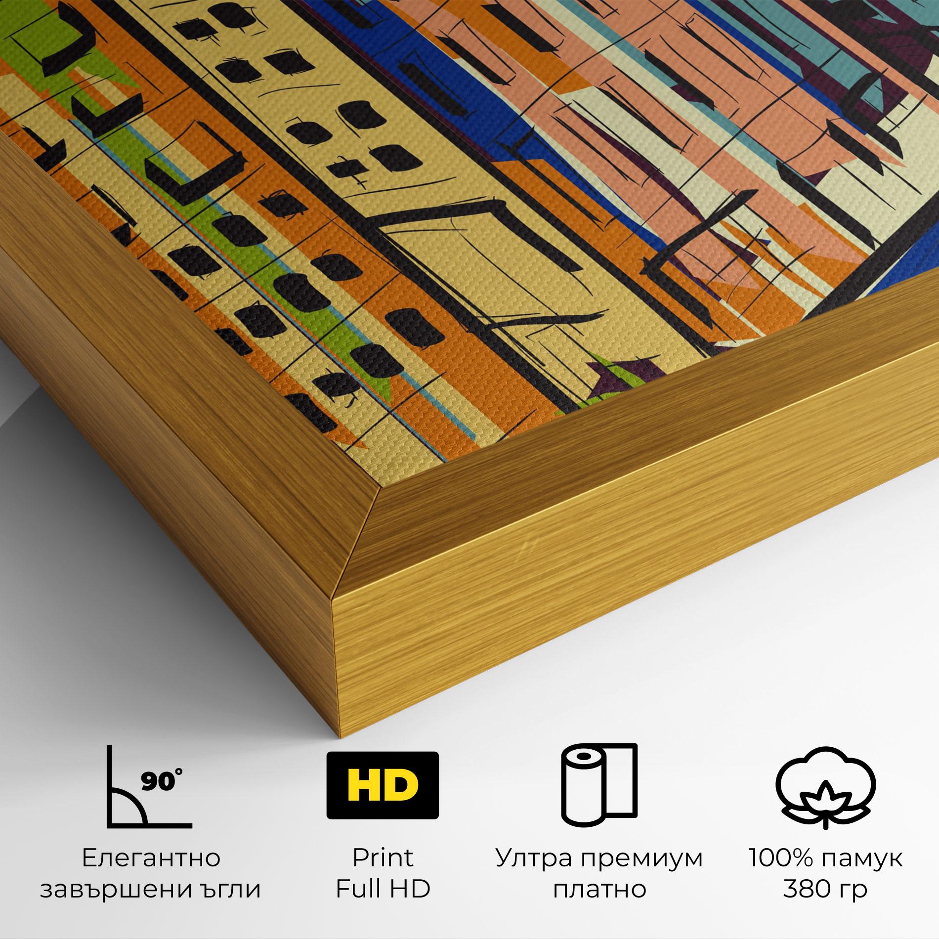 Картина на платно New York City Art mockup 4