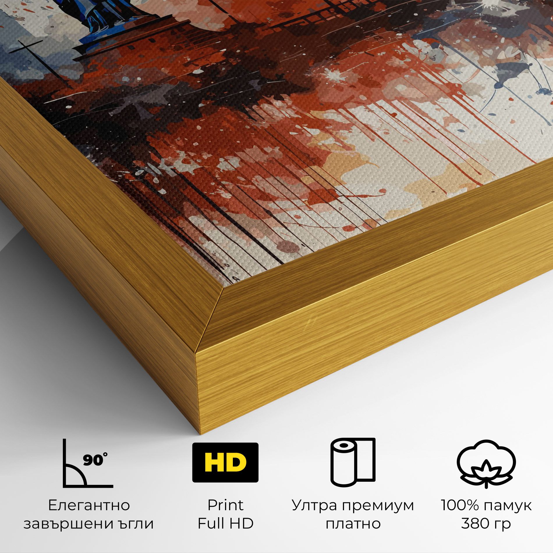 Red Blue Liberty Statue mockup 4