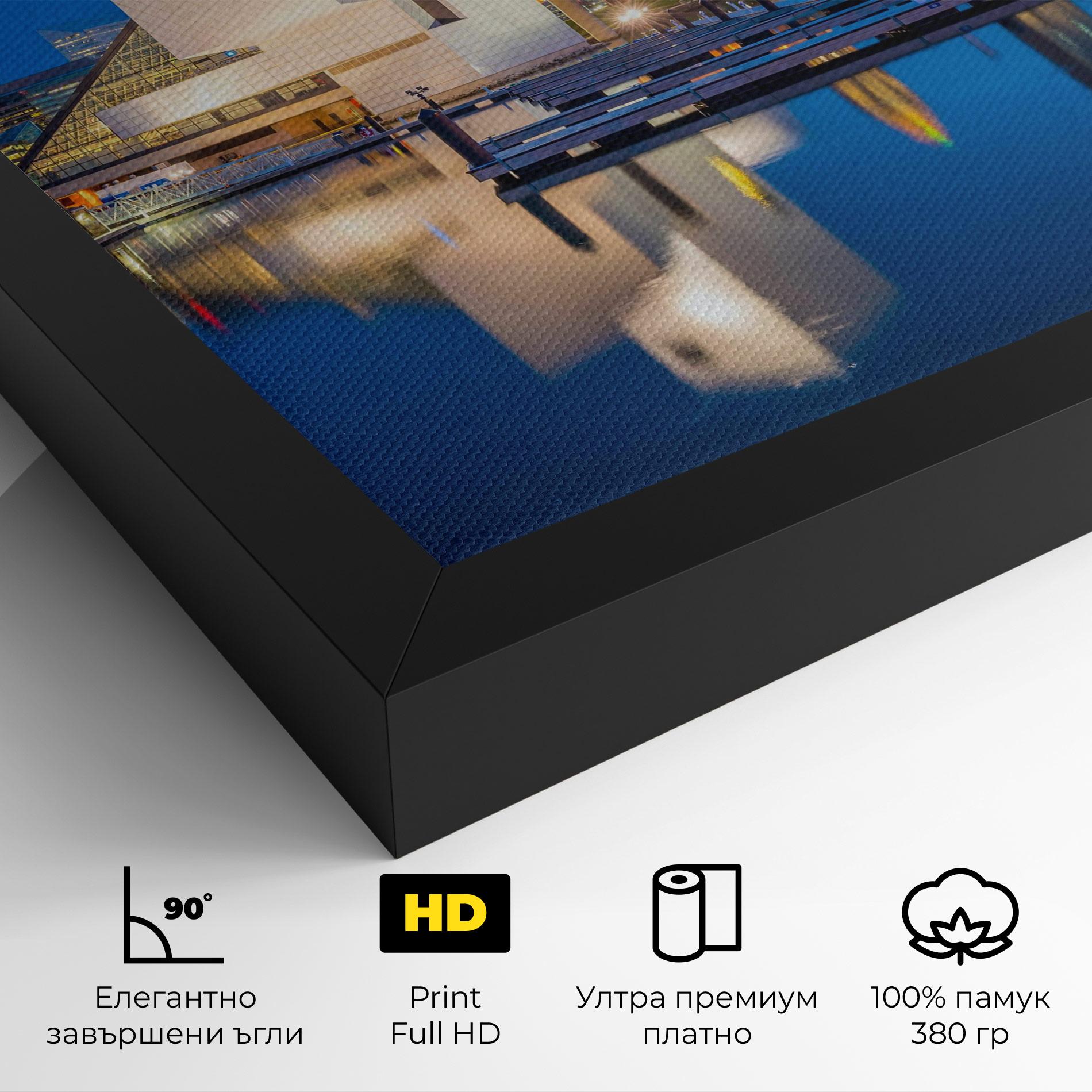 Картина на платно Lakefront Ohio Usa mockup 4