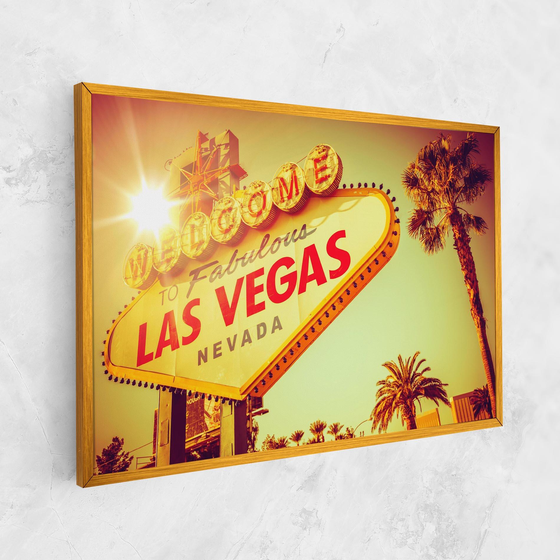 Картина на платно Las Vegas Nevada mockup 1