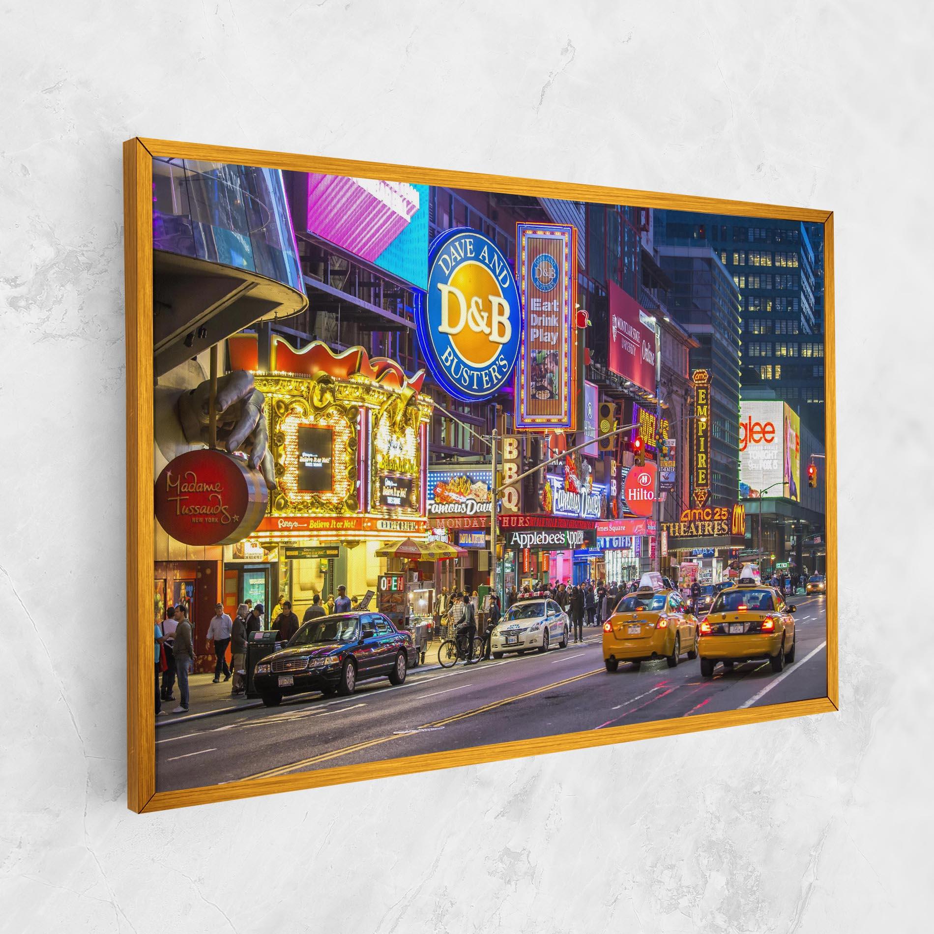 Картина на платно New York Lights mockup 1