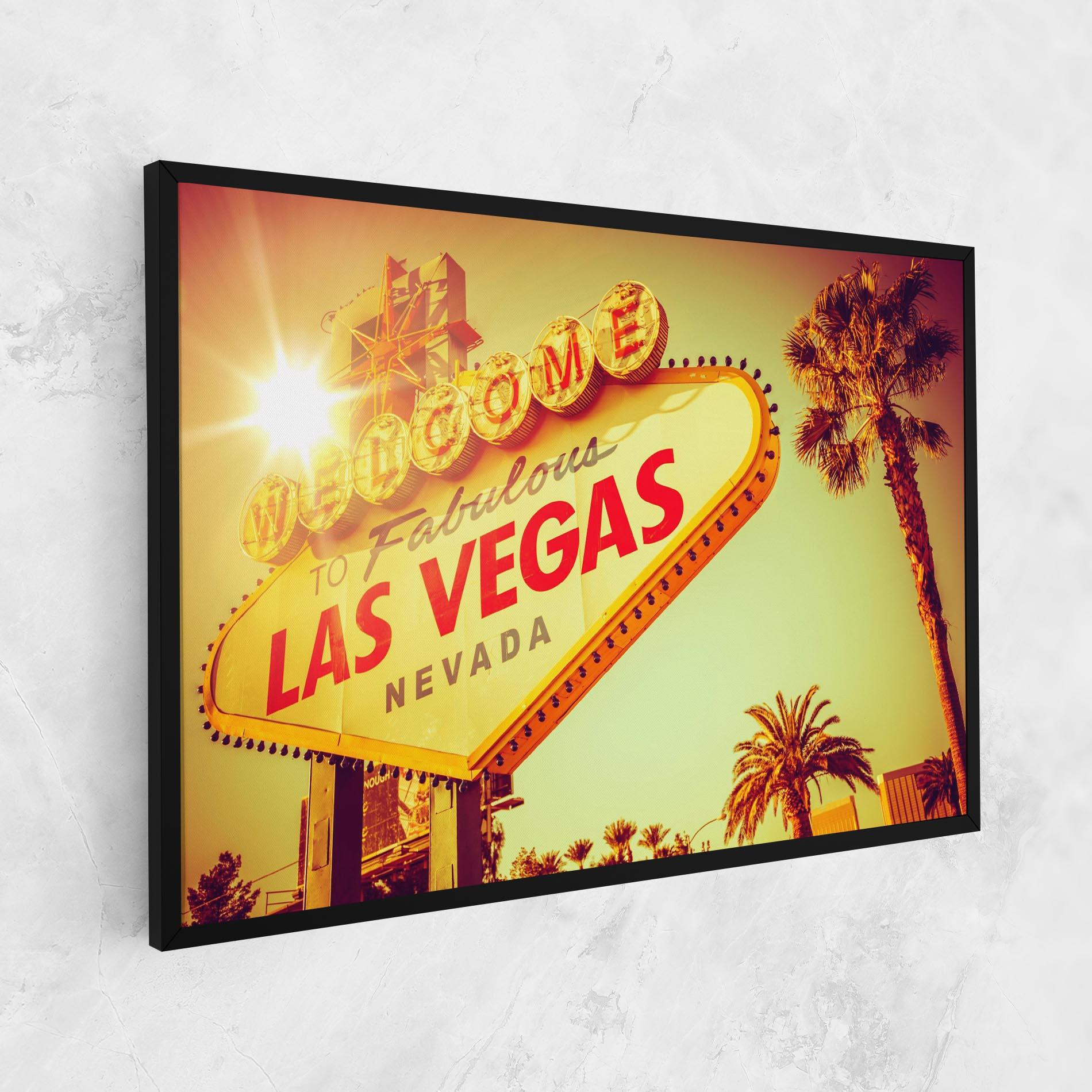 Картина на платно Las Vegas Nevada mockup 1