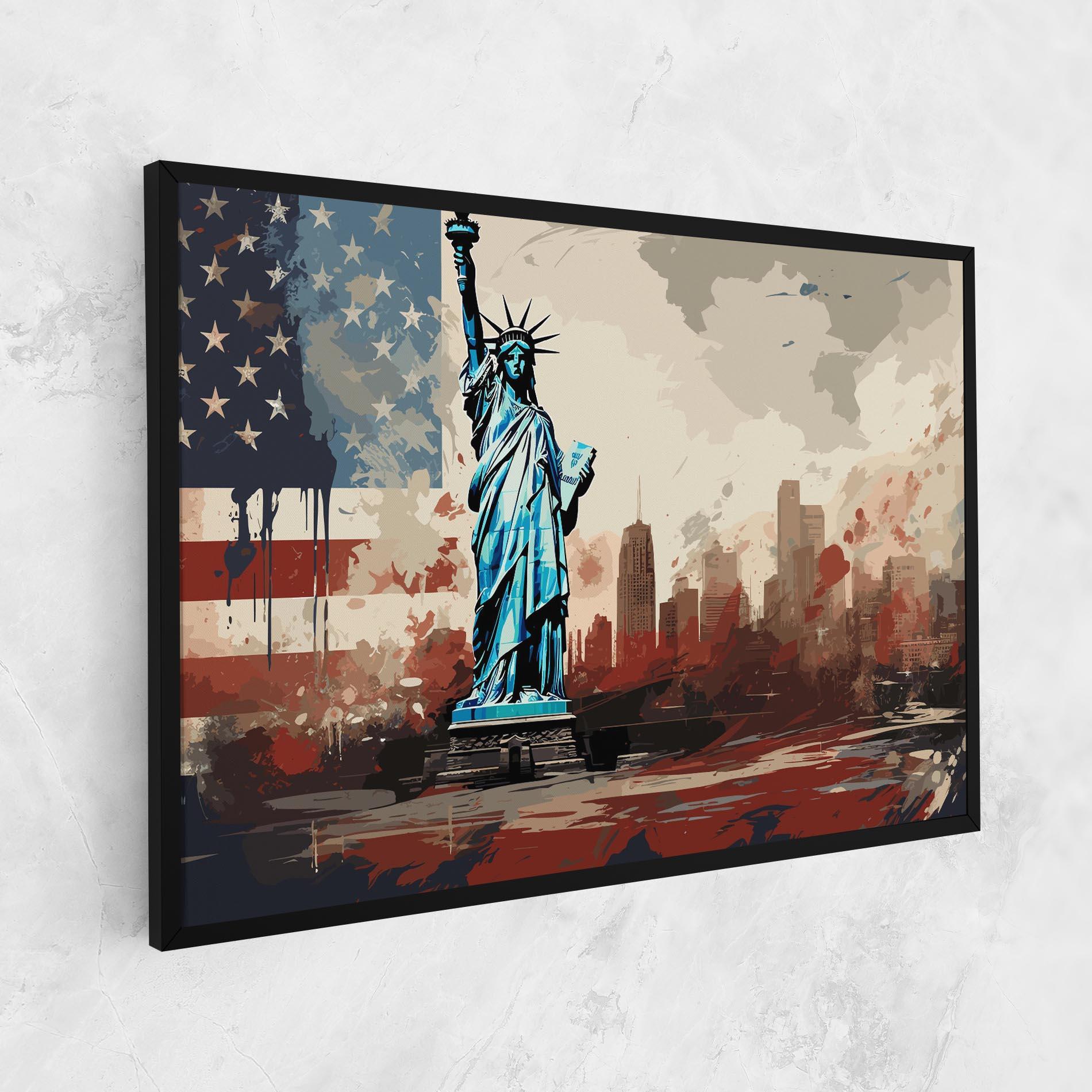 Картина на платно Patriotism Cultural Art mockup 1