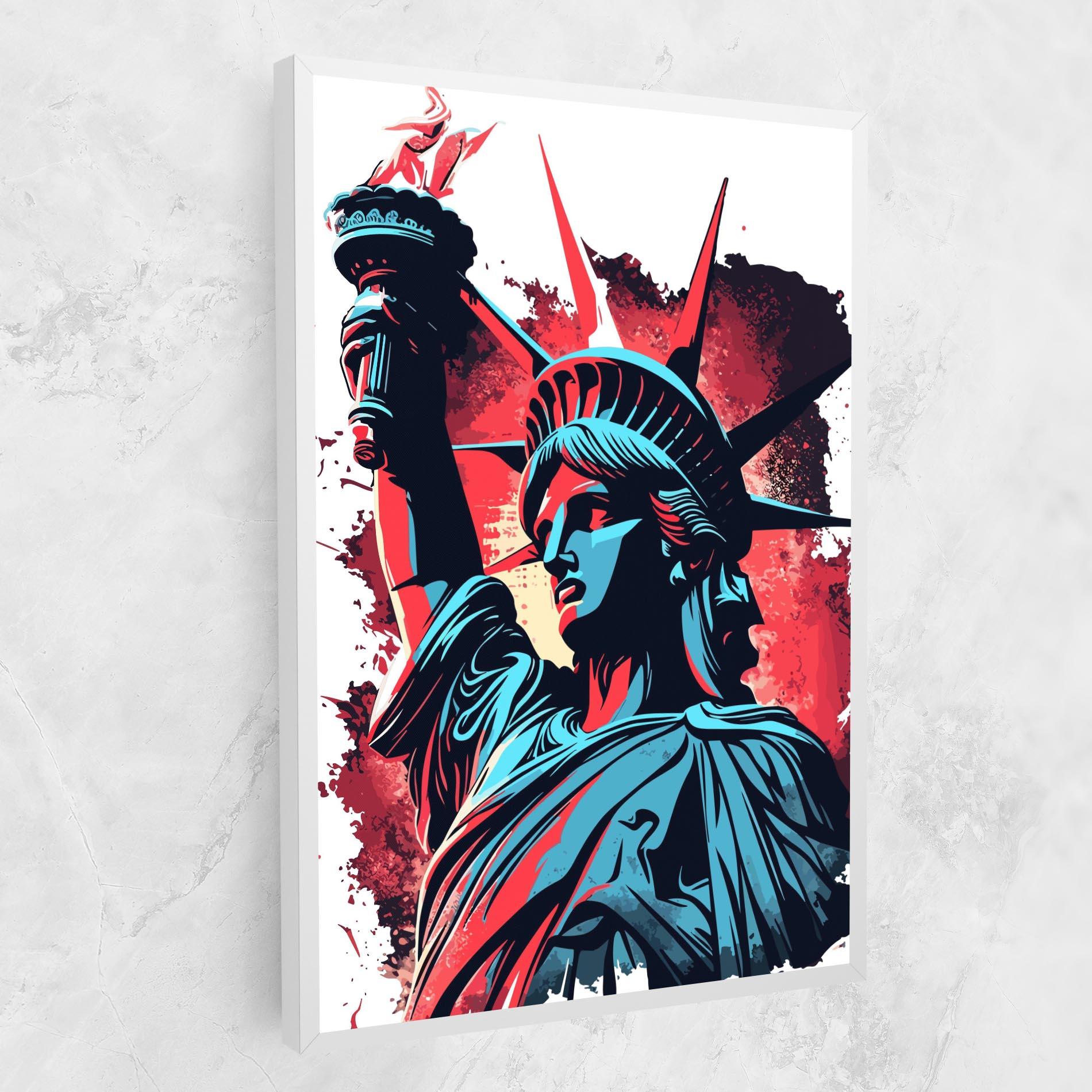 Картина на платно Liberty Statue Art mockup 1