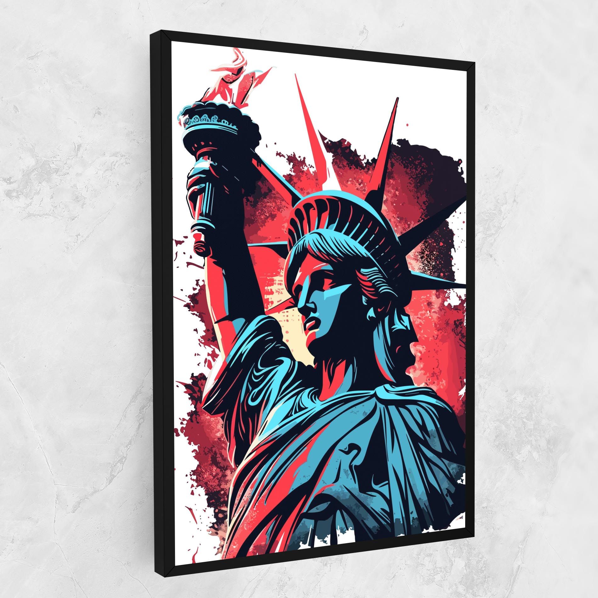 Liberty Statue Art mockup 1