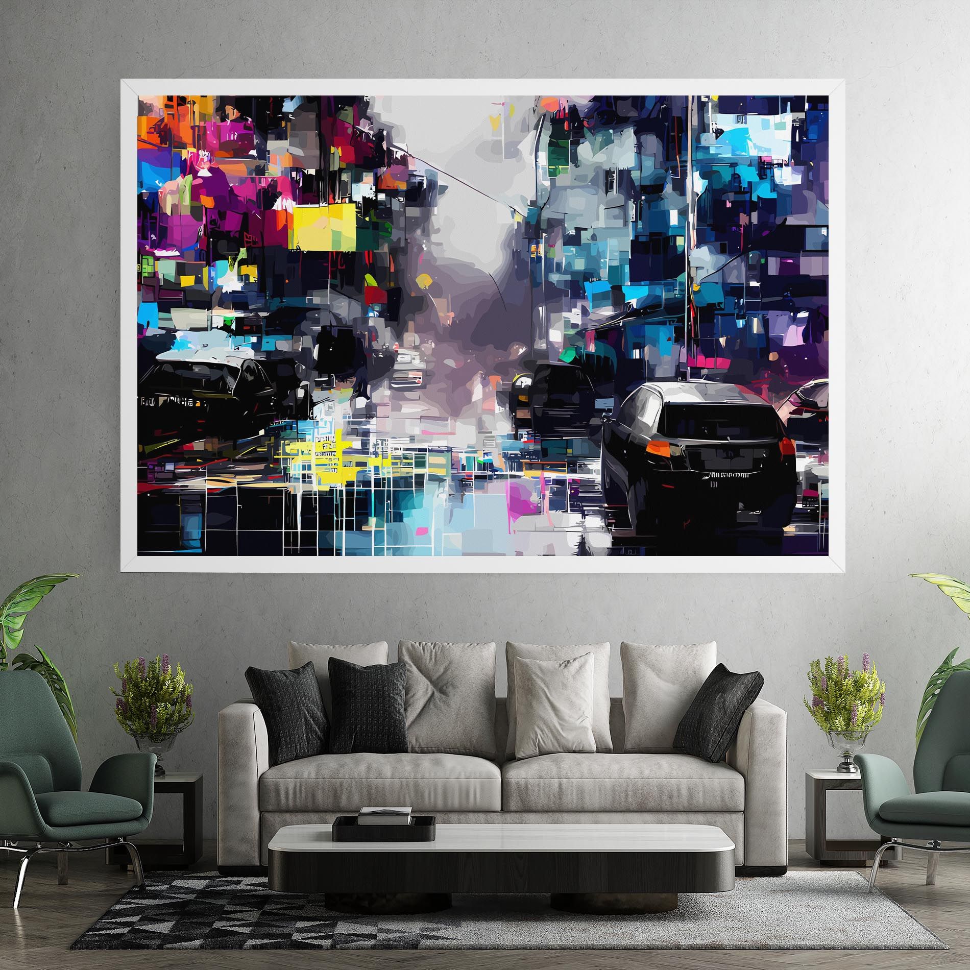 Grunge City Street mockup 7