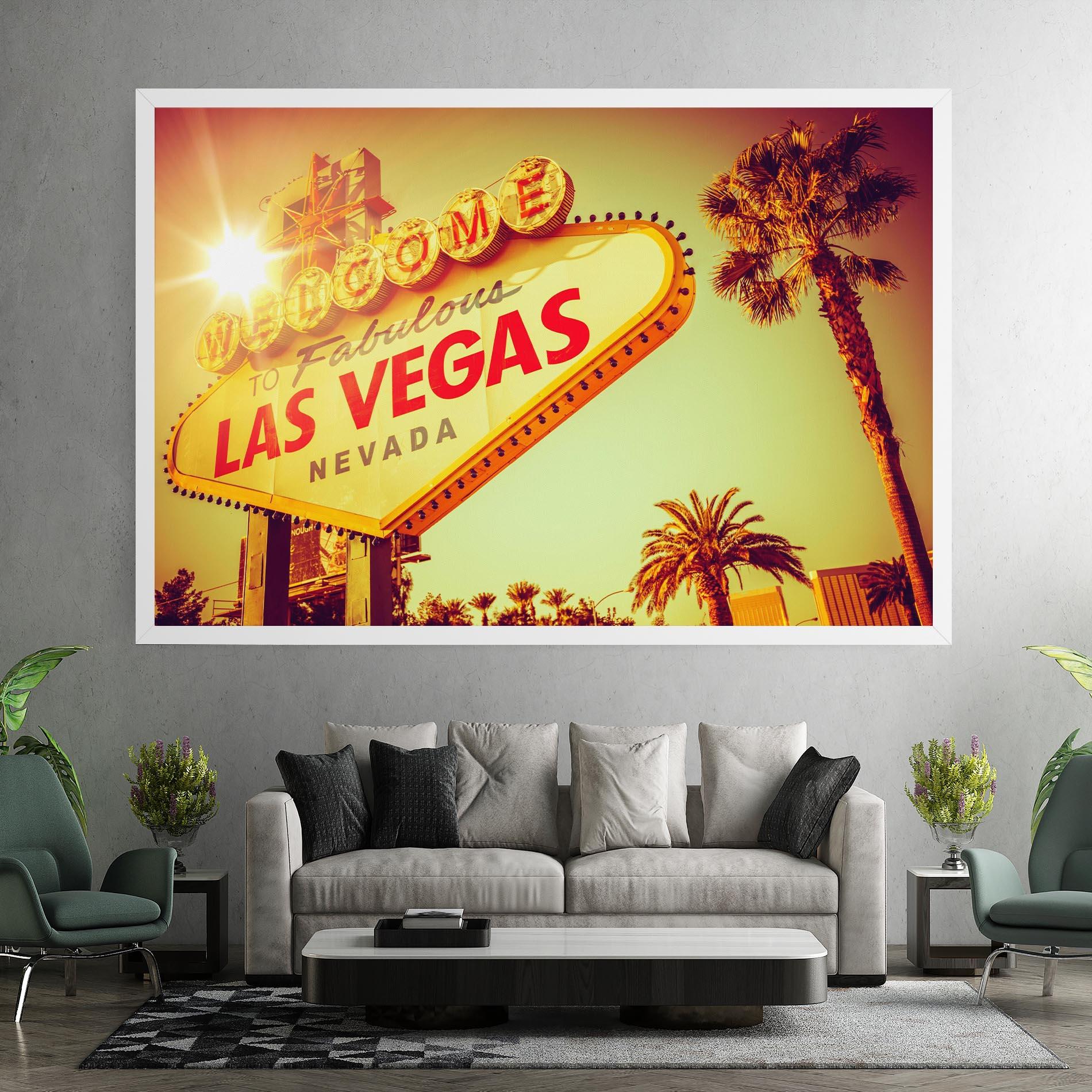 Картина на платно Las Vegas Nevada mockup 7