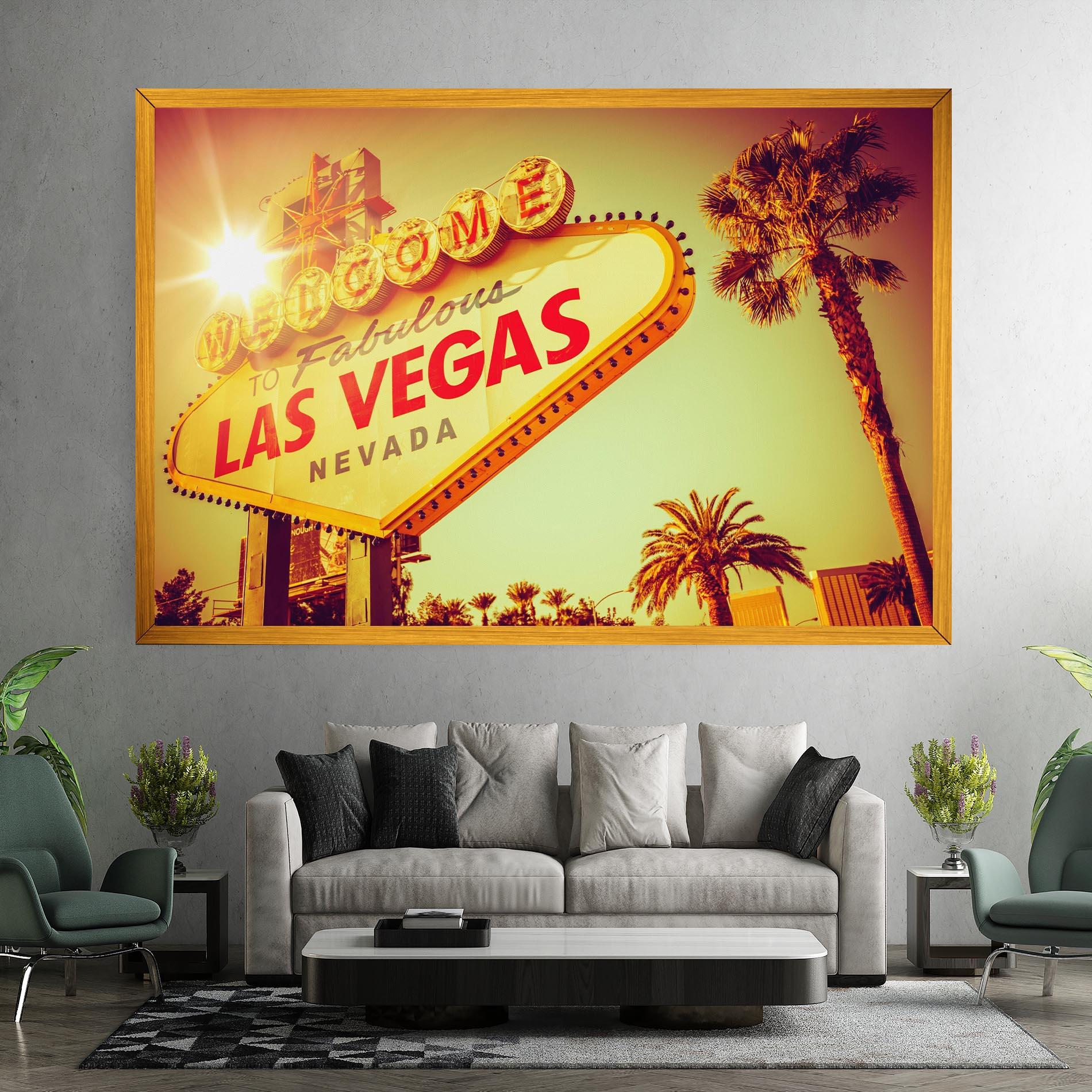 Картина на платно Las Vegas Nevada mockup 7