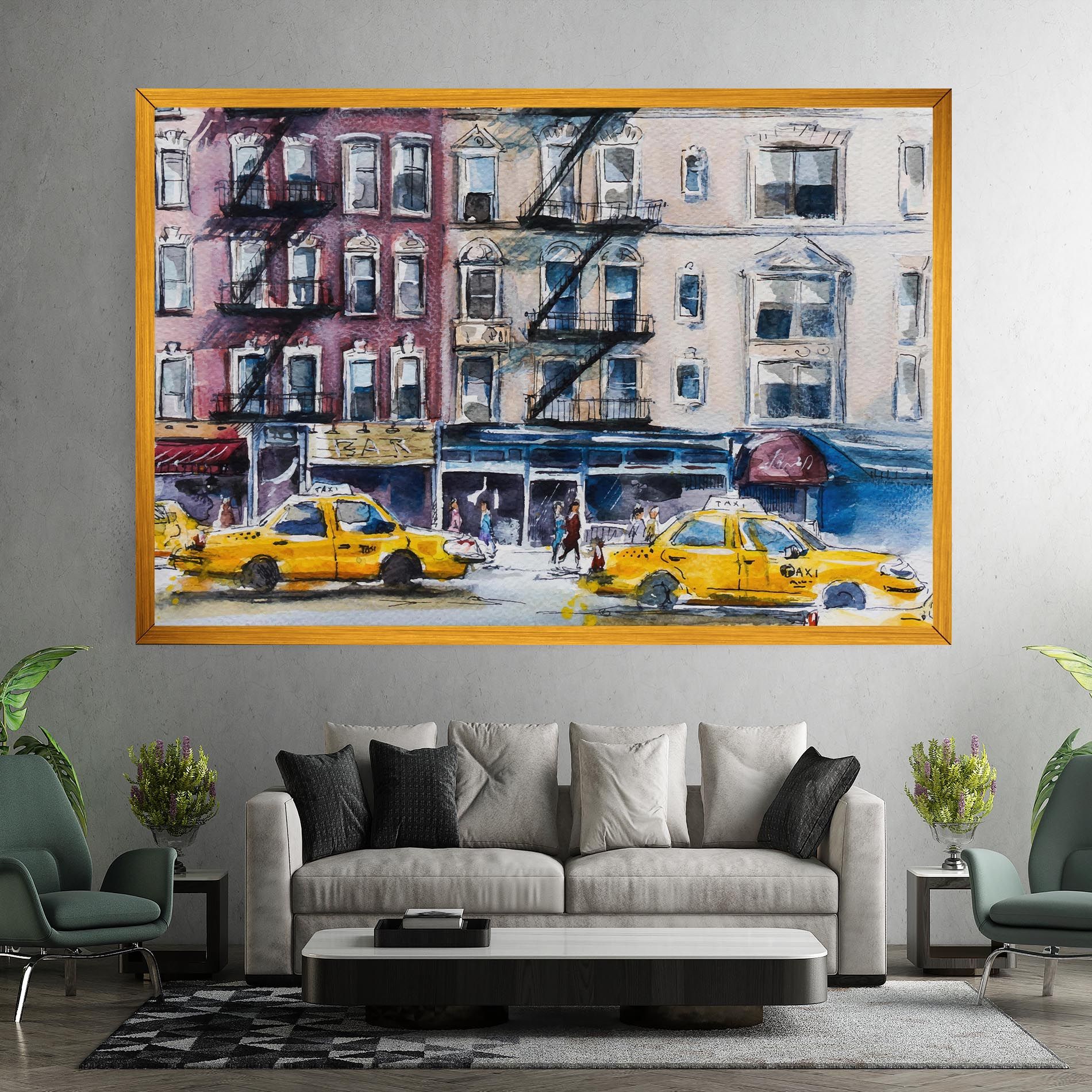 Newyork Taxi mockup 7