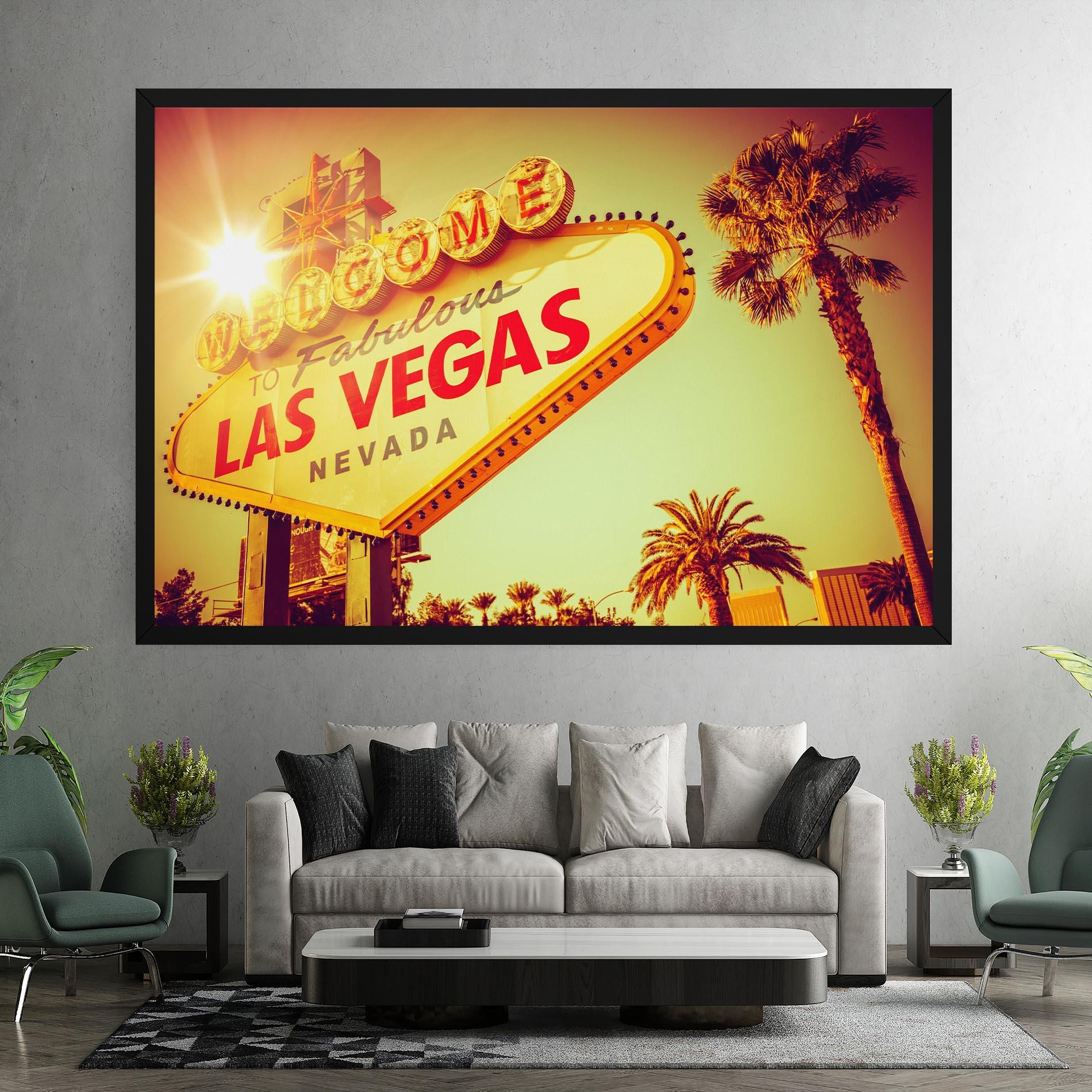 Картина на платно Las Vegas Nevada mockup 7