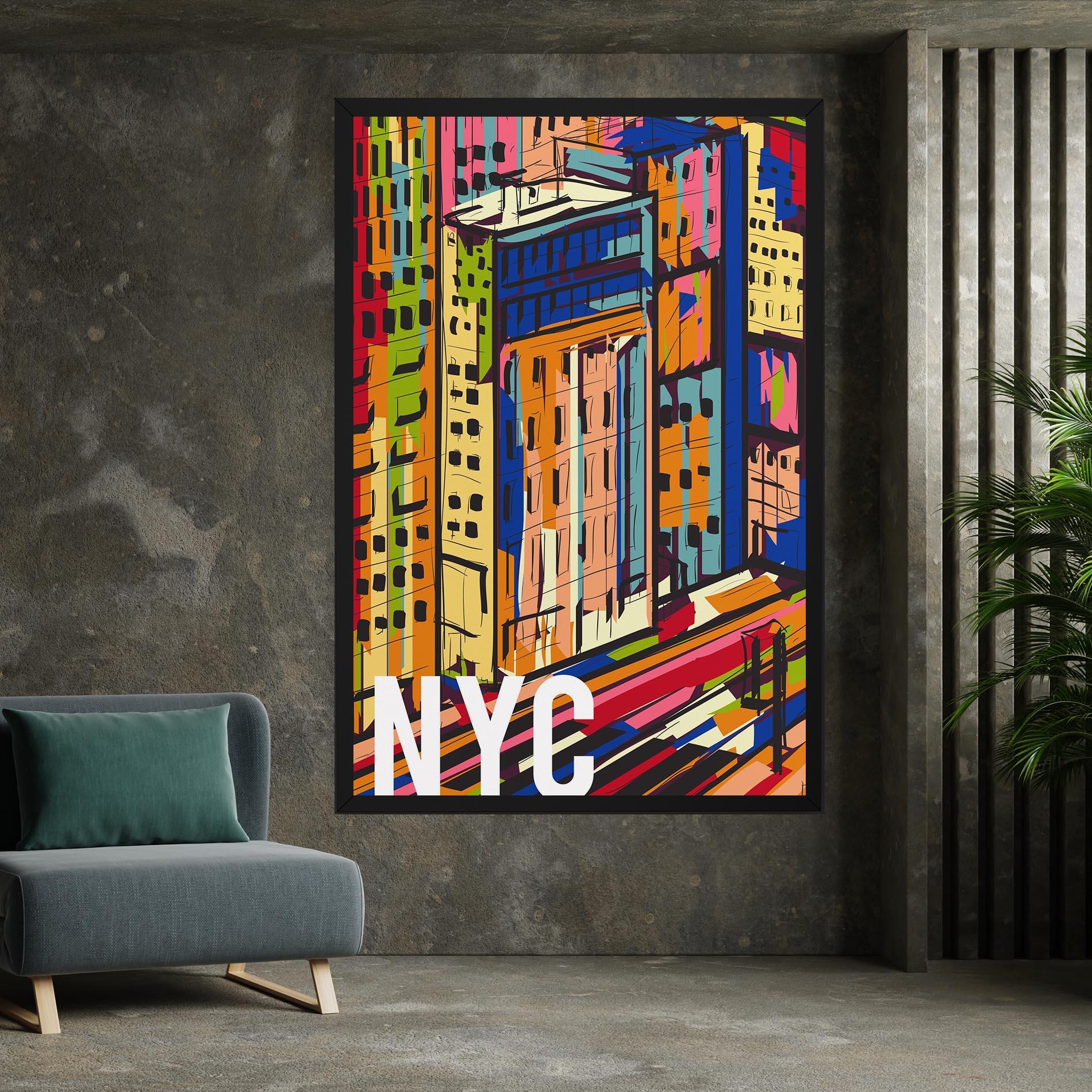 Картина на платно New York City Art mockup 7