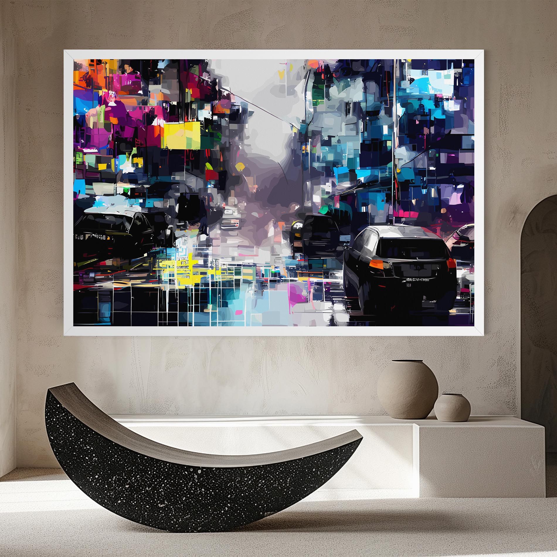 Grunge City Street mockup 8